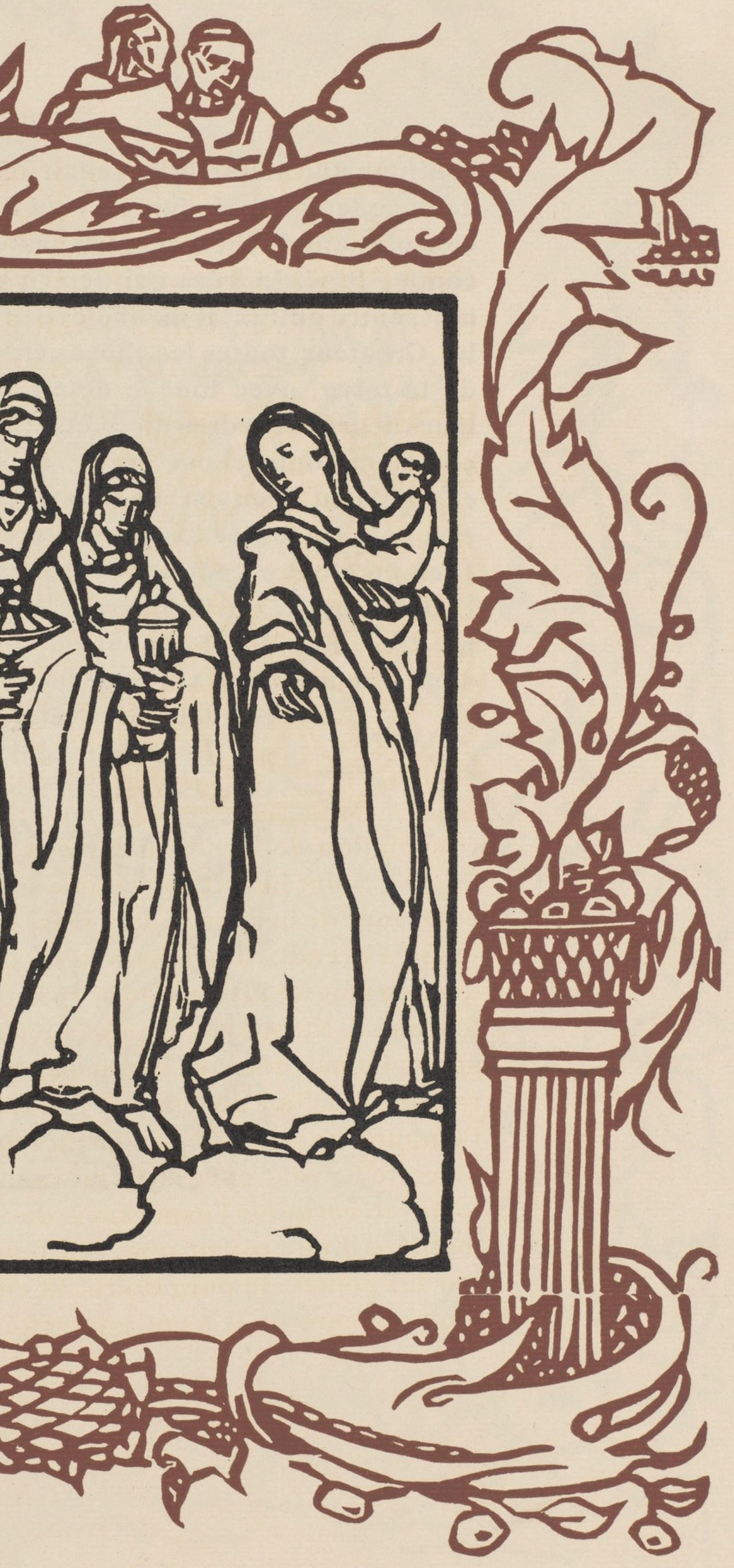 Composition (Morane, N° 100), Les Petites Fleurs de St. Françoise, Émile Bernard For Sale 1