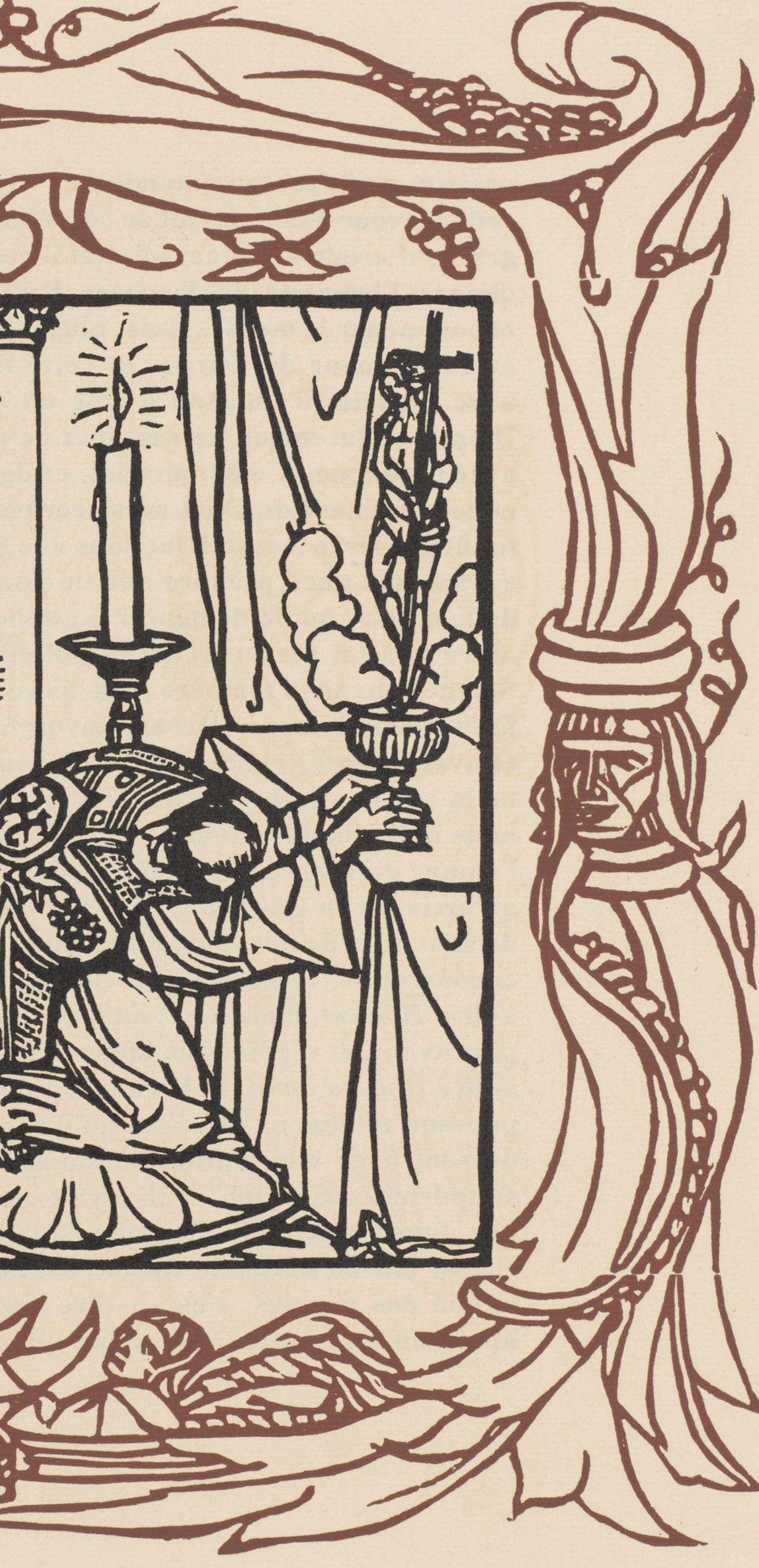 Composition (Morane, N° 100), Les Petites Fleurs de St. Françoise, Émile Bernard For Sale 1