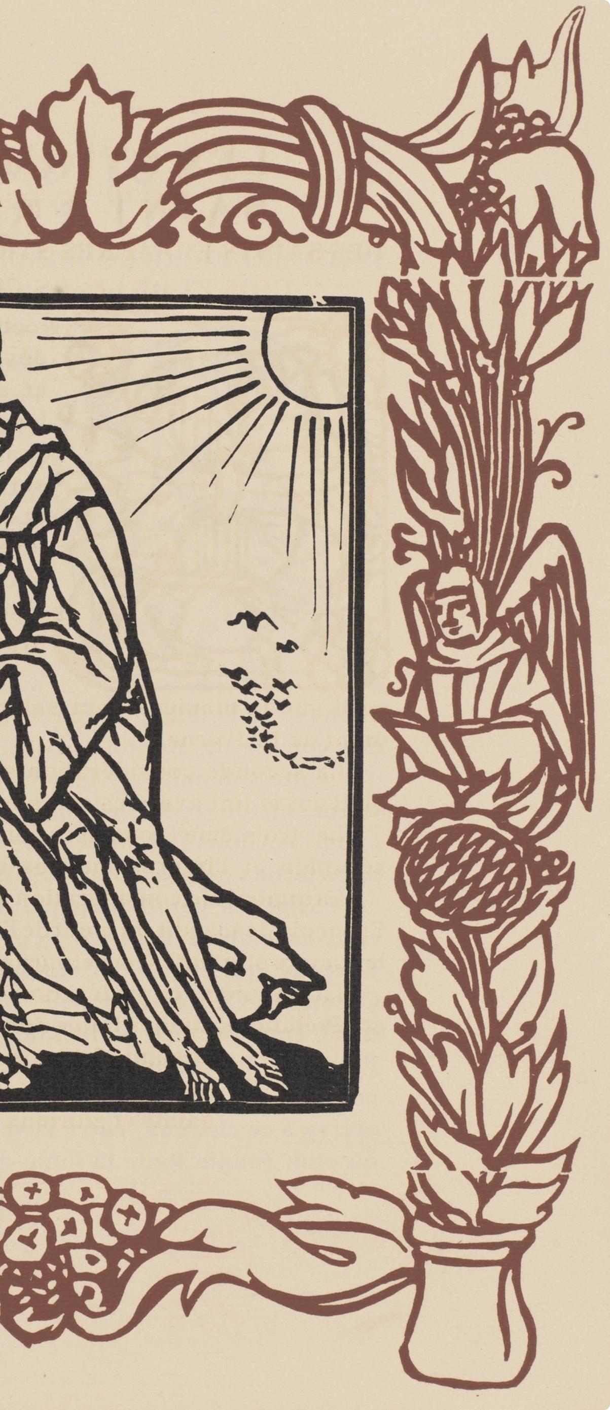 Composition (Morane, N° 100), Les Petites Fleurs de St. Françoise, Émile Bernard For Sale 1