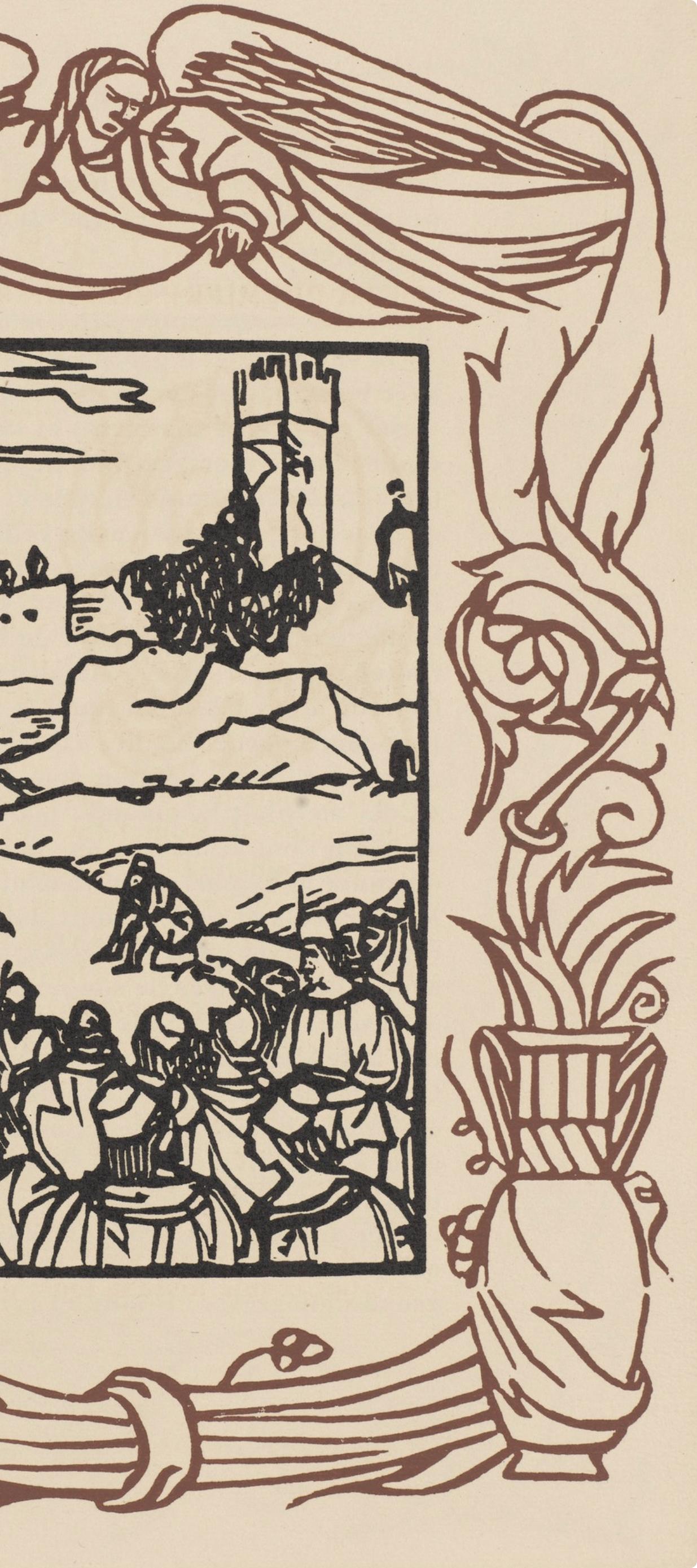Composition (Morane, N° 100), Les Petites Fleurs de St. Françoise, Émile Bernard For Sale 1