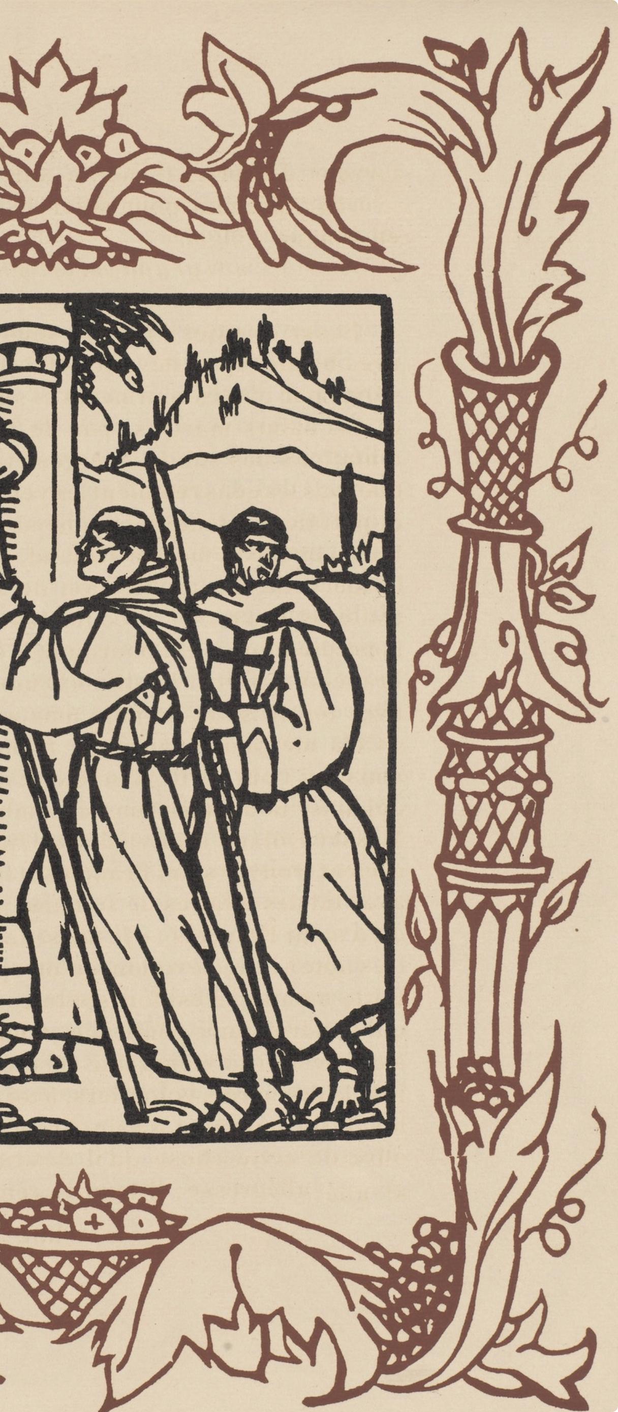 Composition (Morane, N° 100), Les Petites Fleurs de St. Françoise, Émile Bernard For Sale 1