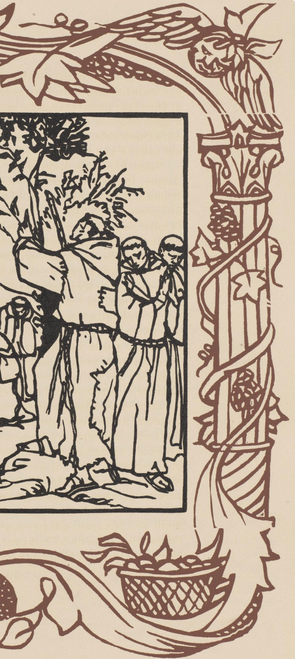 Composition (Morane, N° 100), Les Petites Fleurs de St. Françoise, Émile Bernard For Sale 1