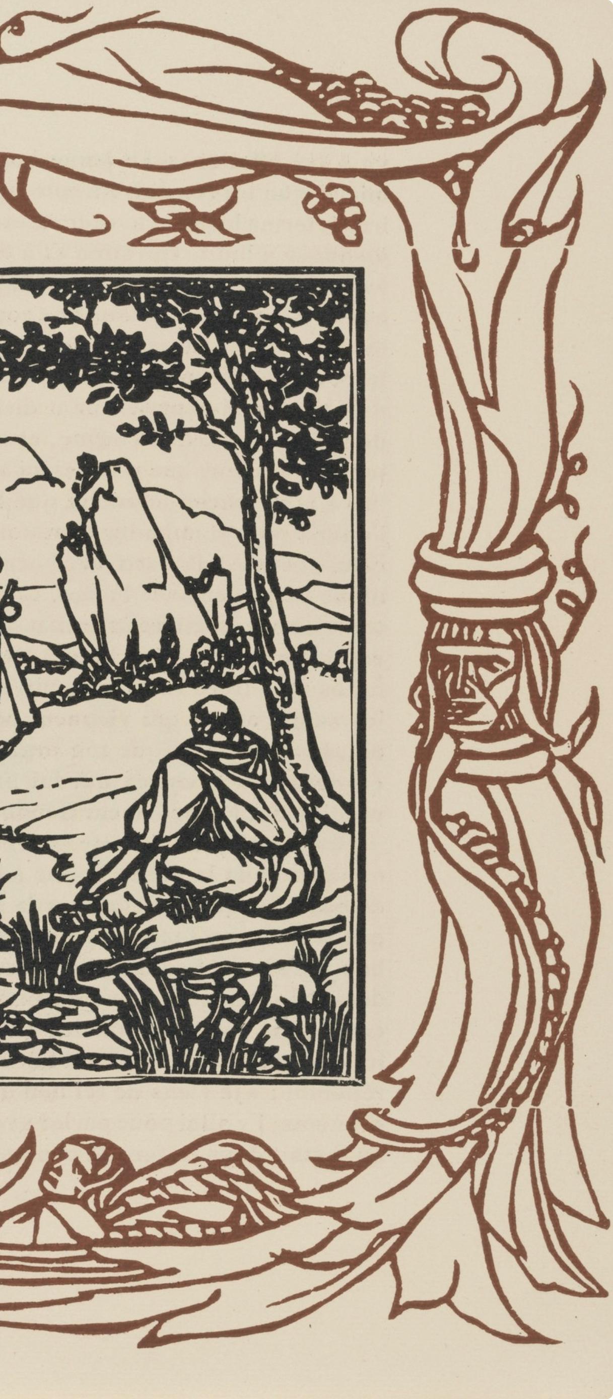 Composition (Morane, N° 100), Les Petites Fleurs de St. Françoise, Émile Bernard For Sale 1