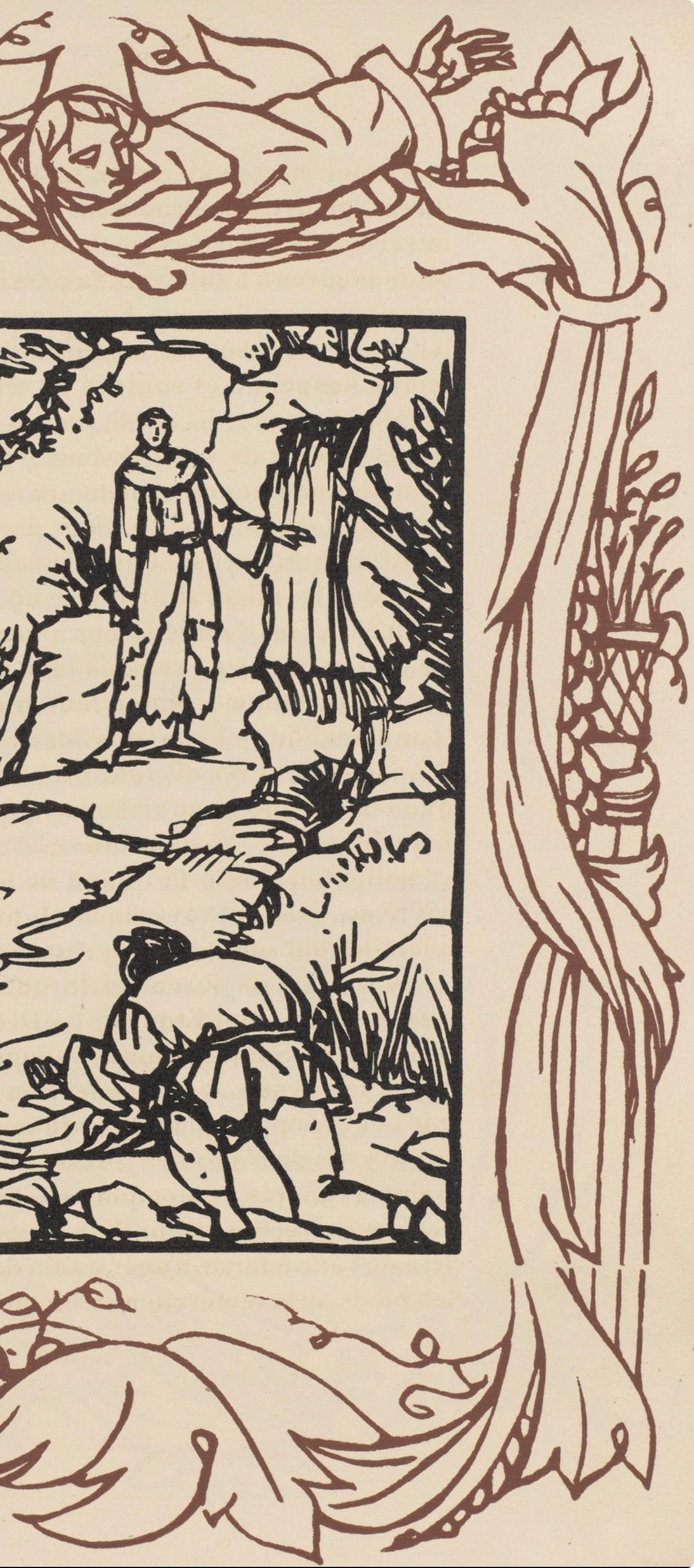 Composition (Morane, N° 100), Les Petites Fleurs de St. Françoise, Émile Bernard For Sale 1