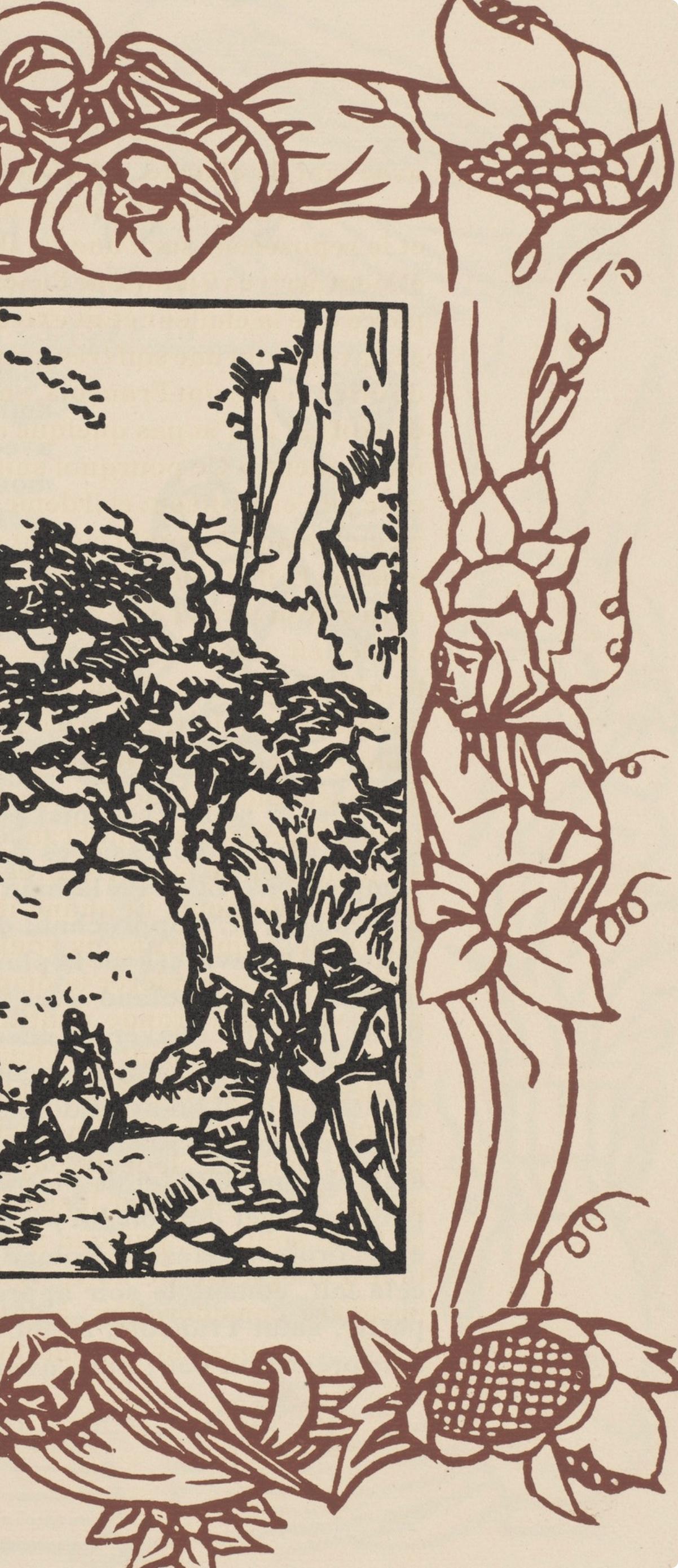 Composition (Morane, N° 100), Les Petites Fleurs de St. Françoise, Émile Bernard For Sale 1