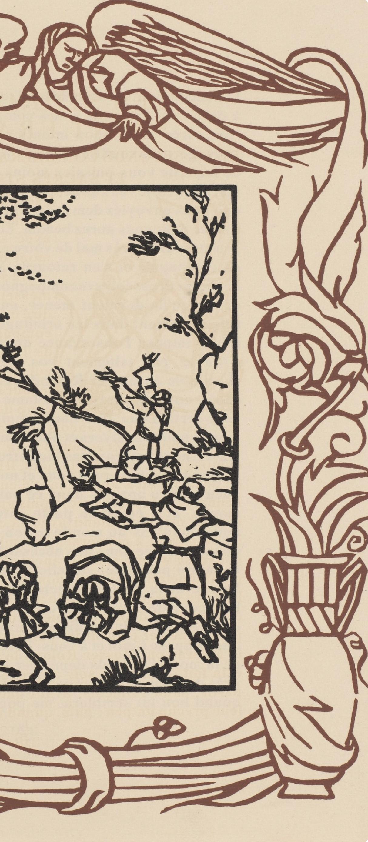 Composition (Morane, N° 100), Les Petites Fleurs de St. Françoise, Émile Bernard For Sale 1