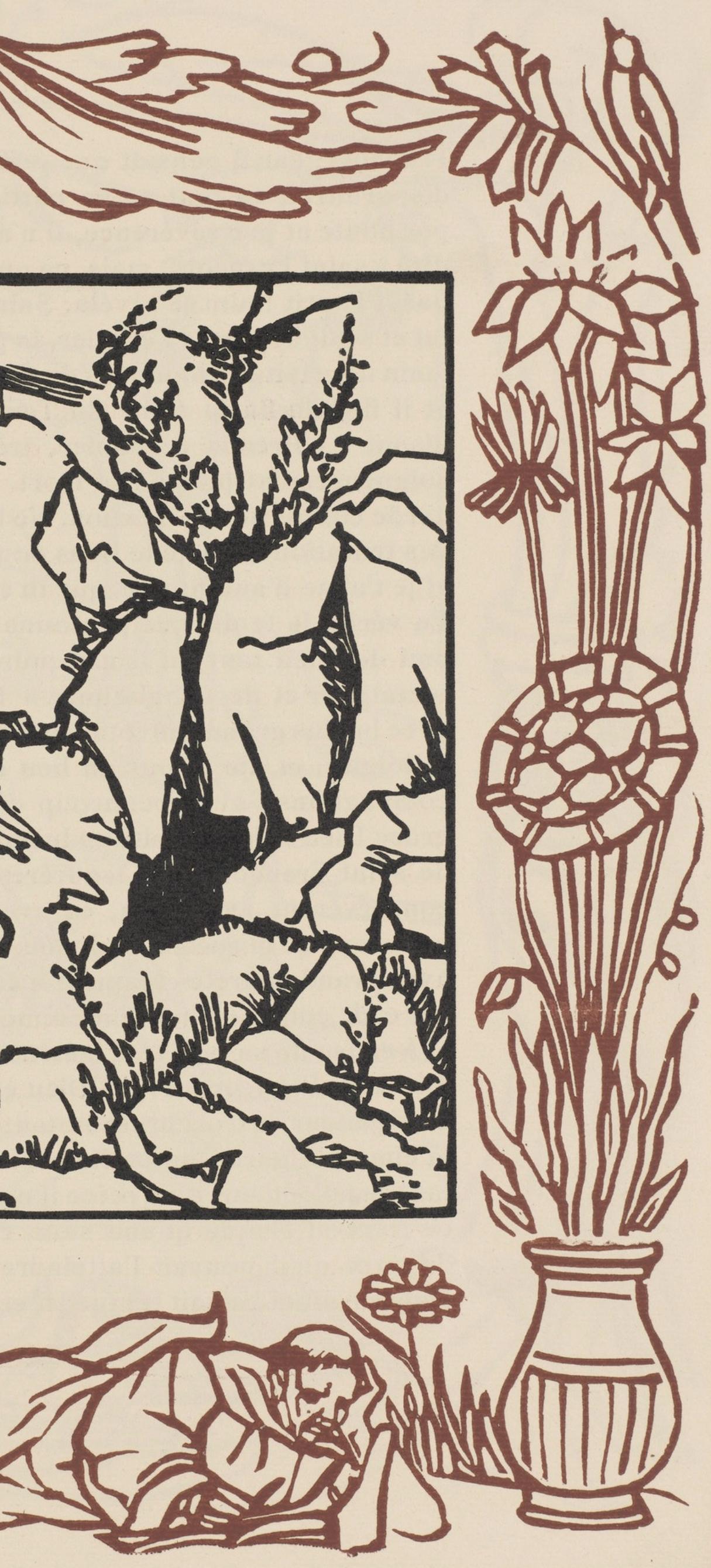 Composition (Morane, N° 100), Les Petites Fleurs de St. Françoise, Émile Bernard For Sale 1