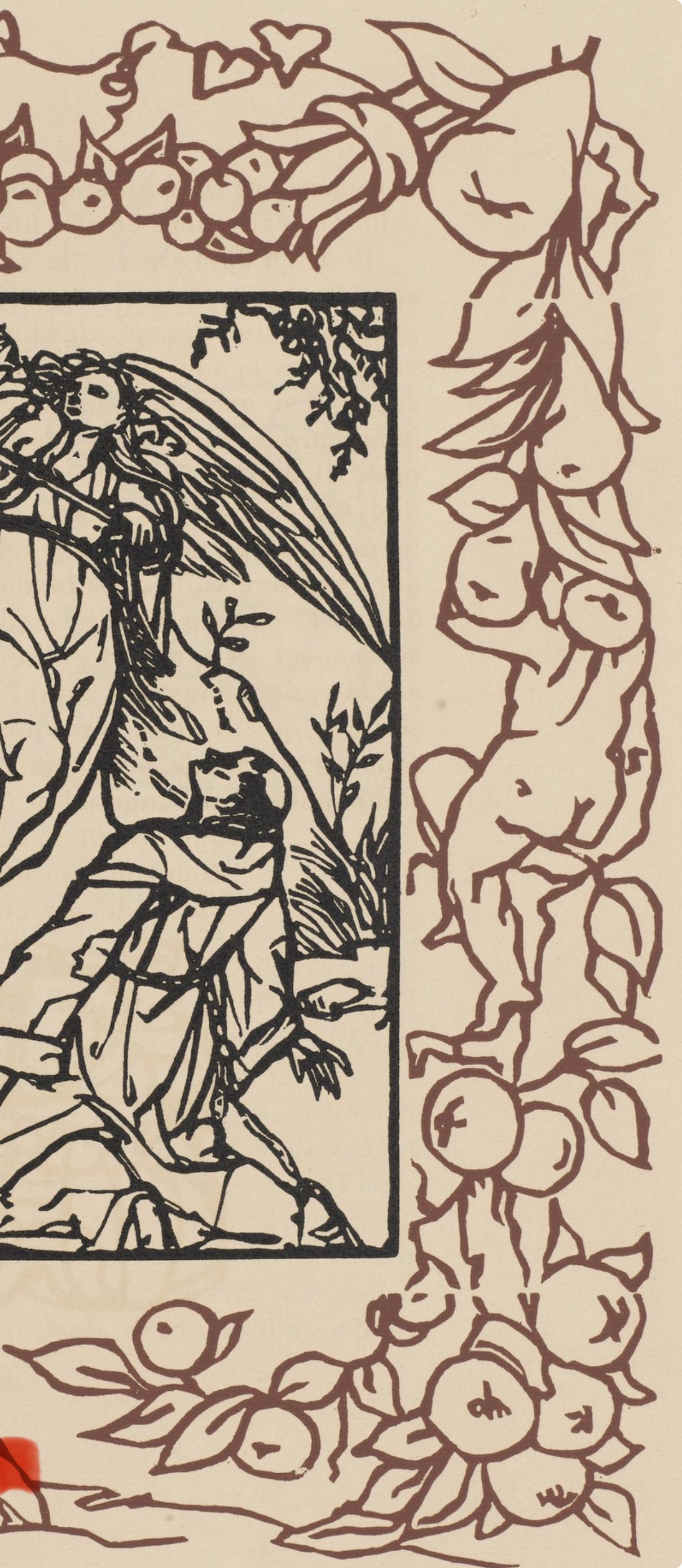 Composition (Morane, N° 100), Les Petites Fleurs de St. Françoise, Émile Bernard For Sale 1