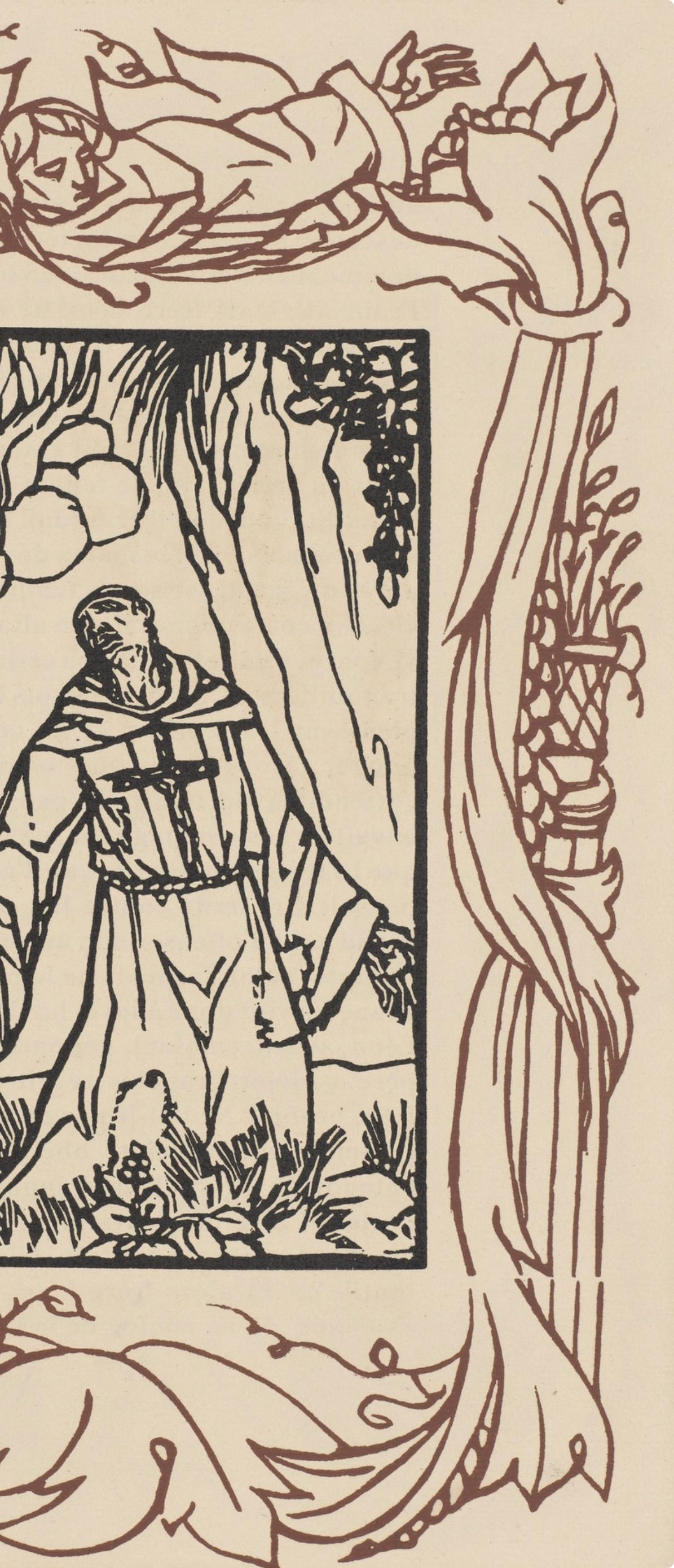 Composición (Morane, N° 100), Les Petites Fleurs de St. Françoise, Émile Bernard en venta 1
