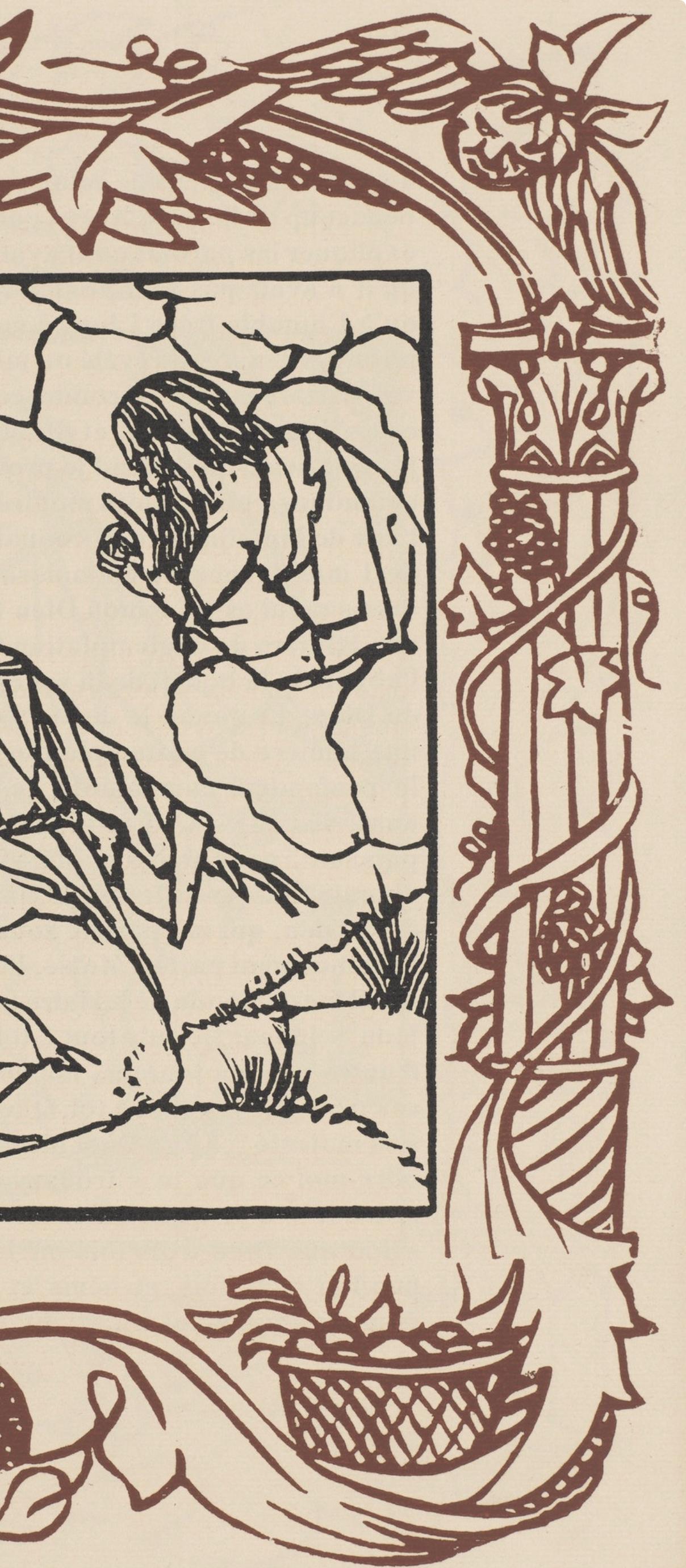 Composition (Morane, N° 100), Les Petites Fleurs de St. Françoise, Émile Bernard For Sale 1