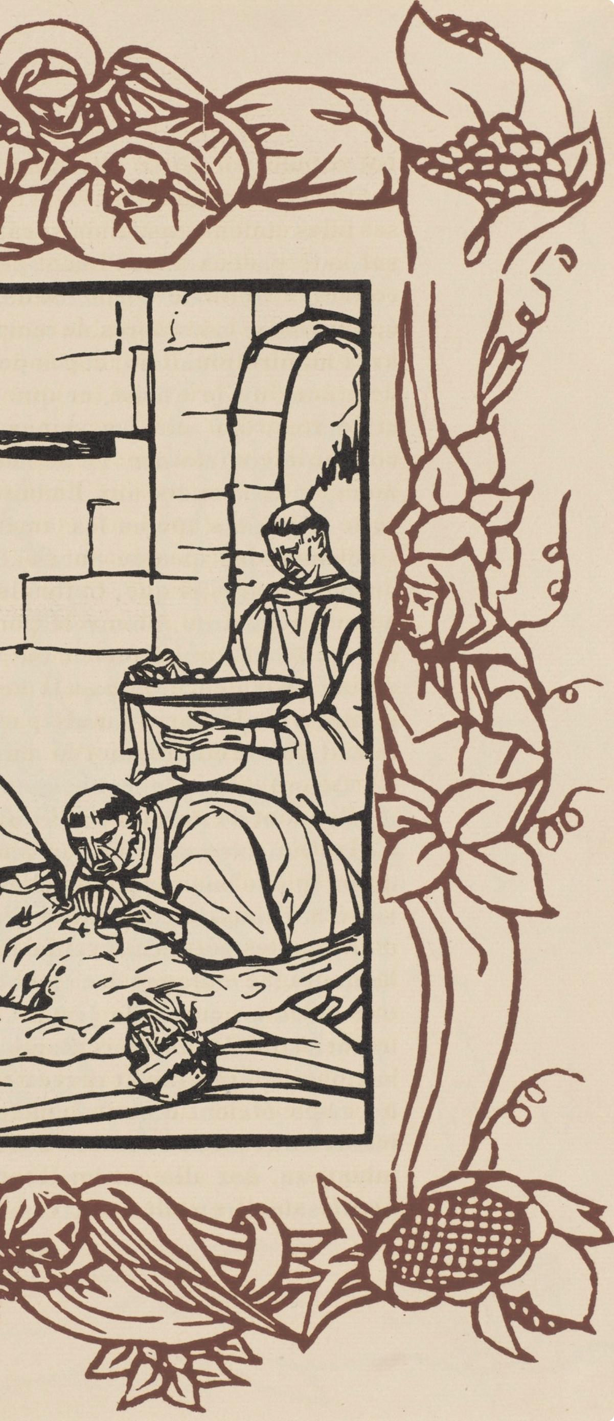 Composición (Morane, N° 100), Les Petites Fleurs de St. Françoise, Émile Bernard en venta 1