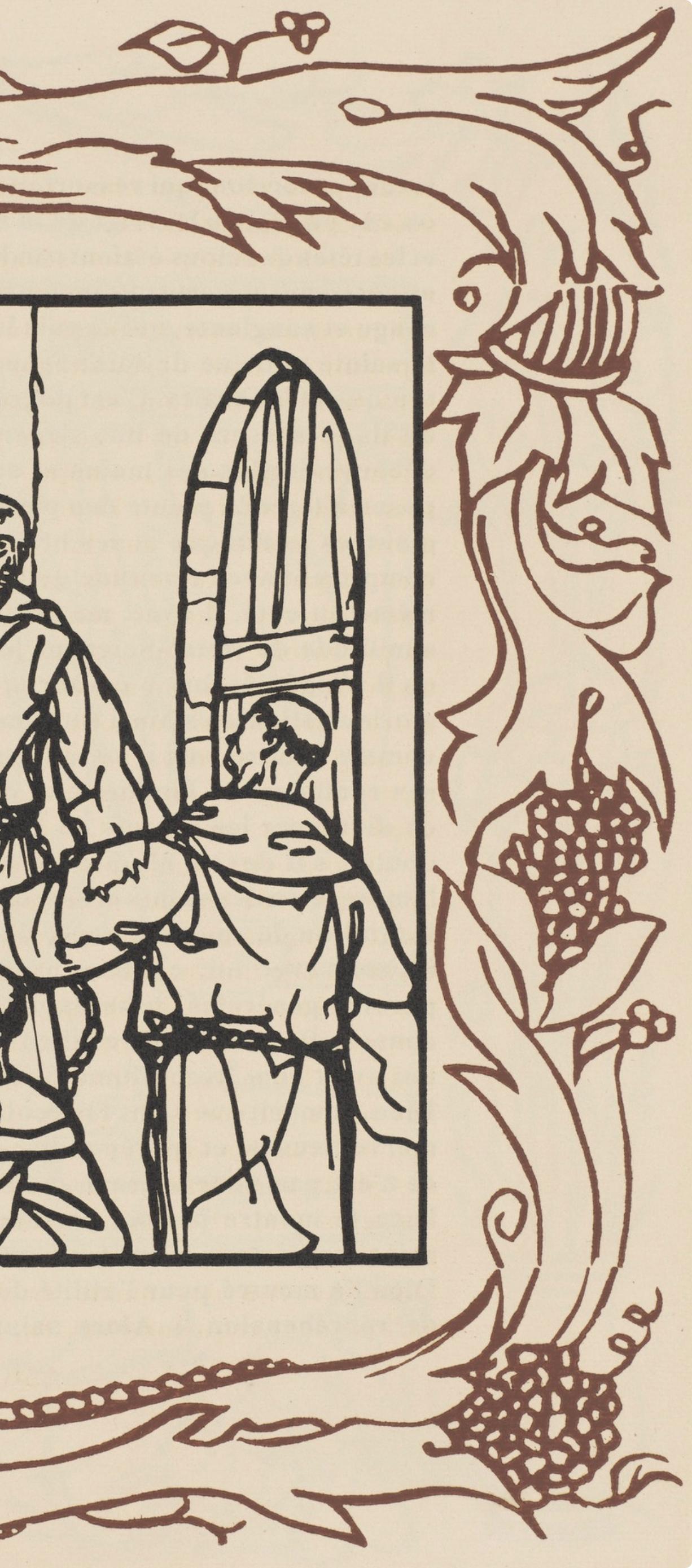Komposition (Morane, N° 100), Les Petites Fleurs de St. Françoise, Émile Bernard im Angebot 1