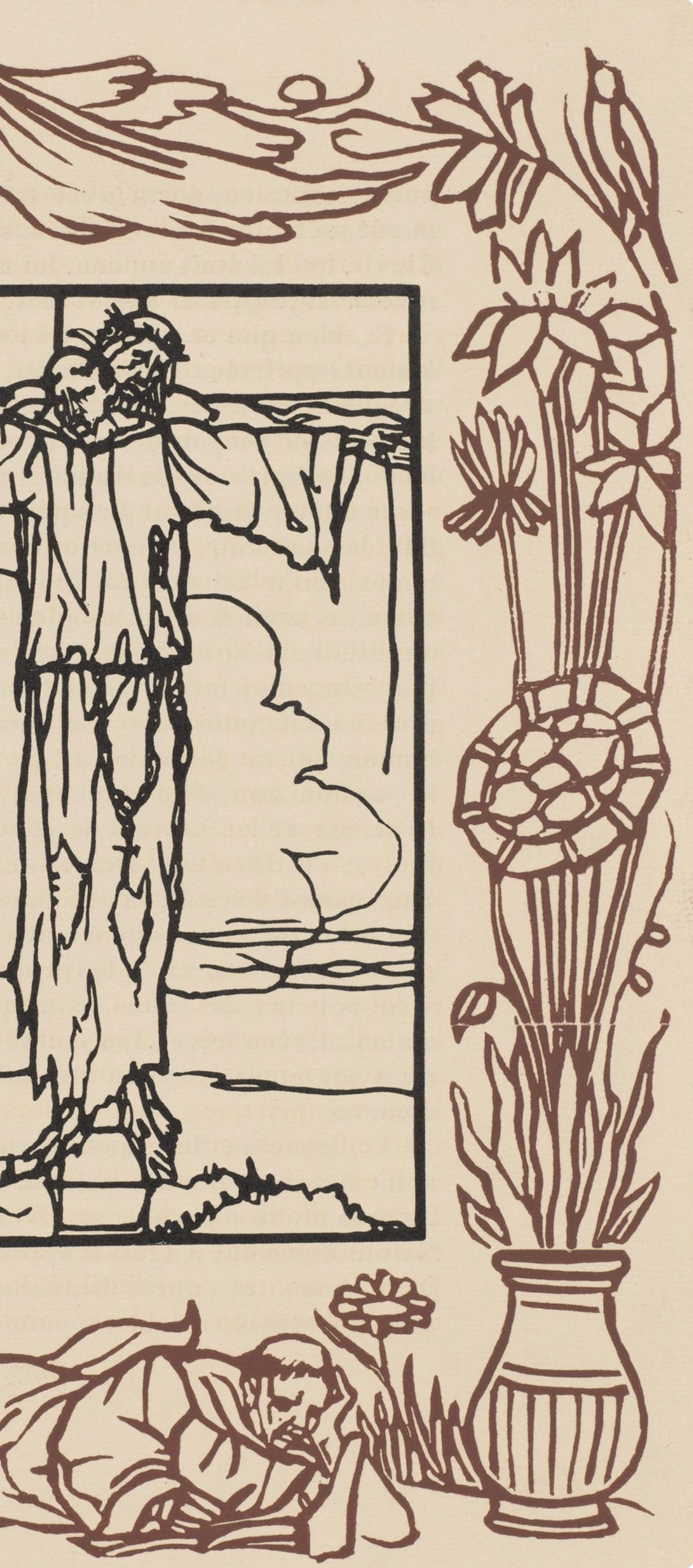 Composition (Morane, N° 100), Les Petites Fleurs de St. Françoise, Émile Bernard For Sale 1
