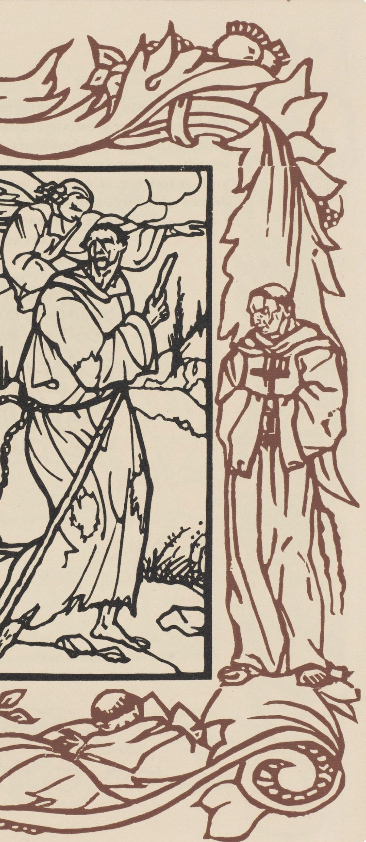 Composition (Morane, N° 100), Les Petites Fleurs de St. Françoise, Émile Bernard For Sale 1