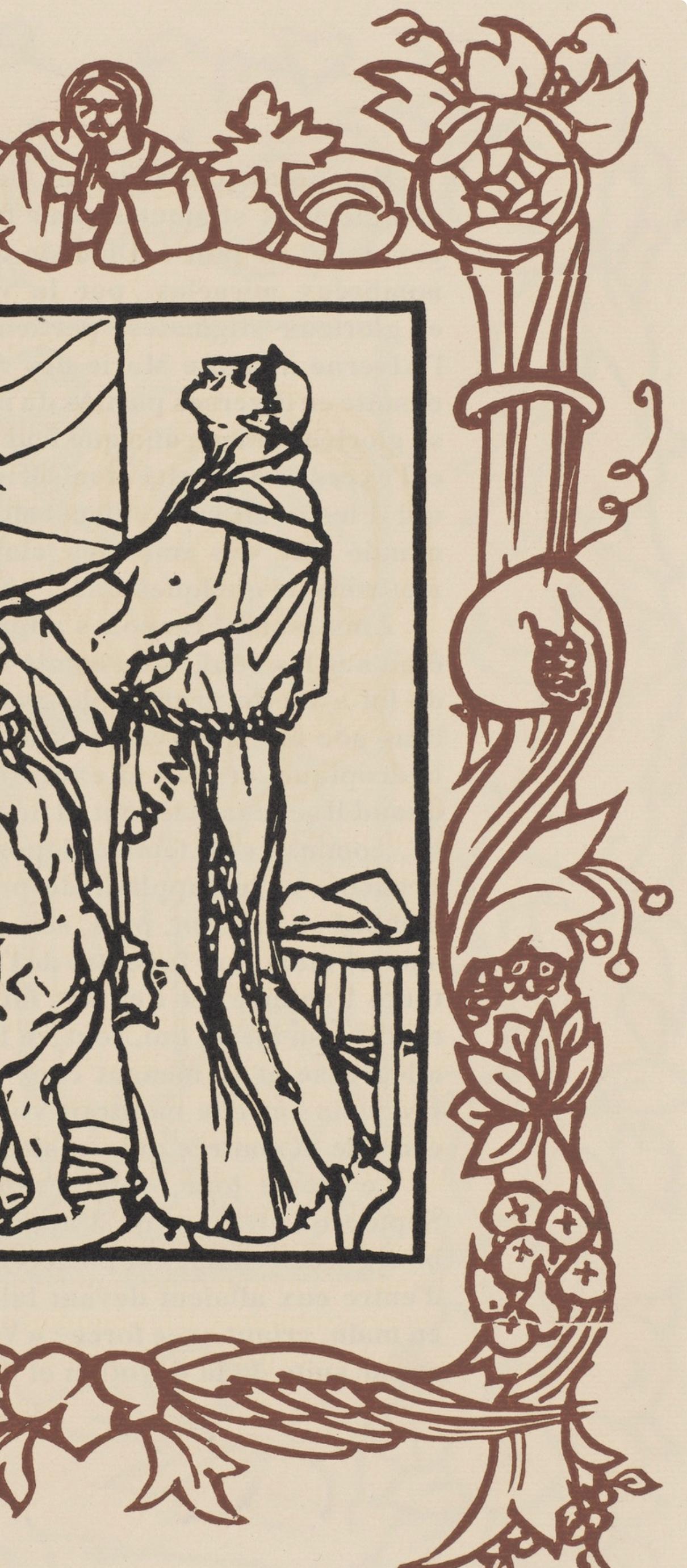 Composition (Morane, N° 100), Les Petites Fleurs de St. Françoise, Émile Bernard For Sale 1