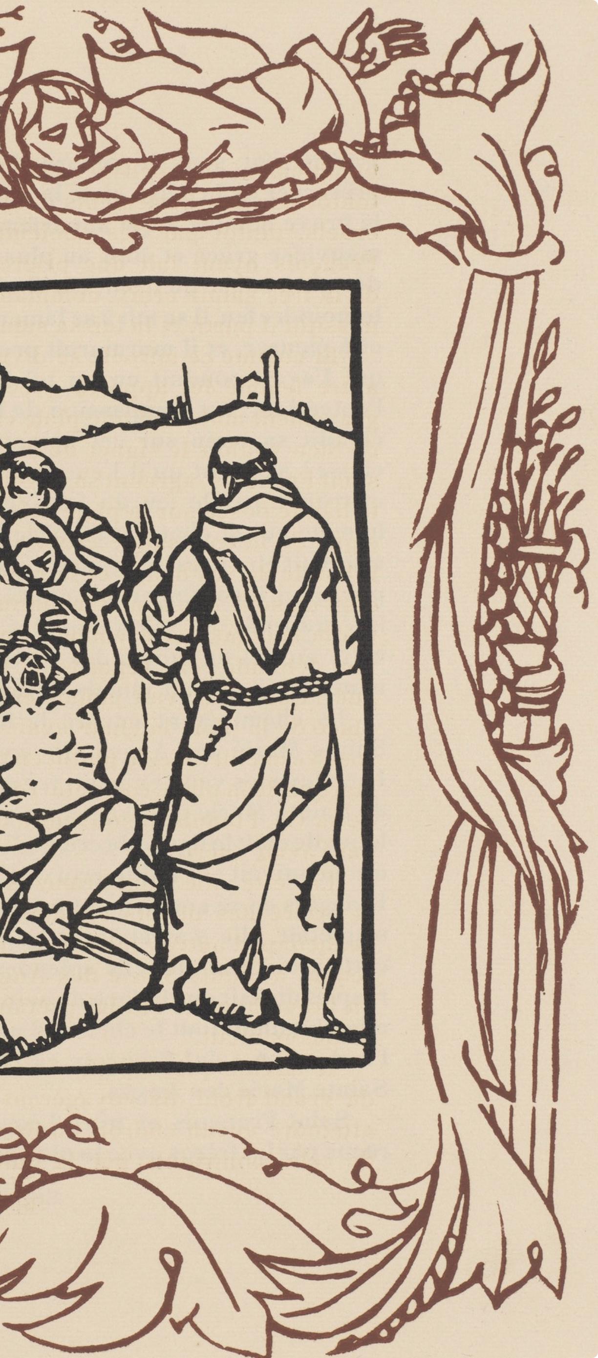 Composition (Morane, N° 100), Les Petites Fleurs de St. Françoise, Émile Bernard For Sale 1