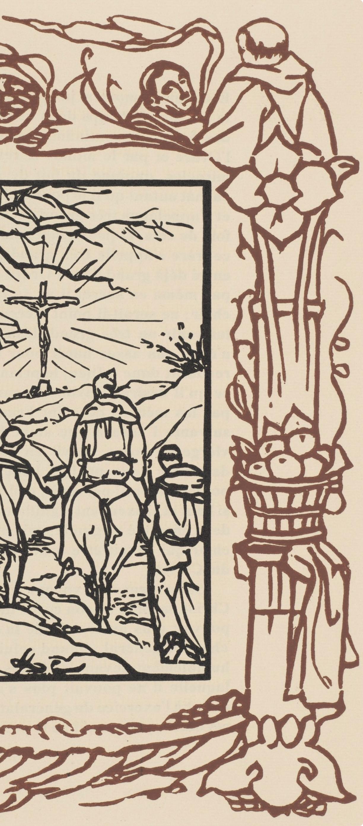 Composition (Morane, N° 100), Les Petites Fleurs de St. Françoise, Émile Bernard For Sale 1