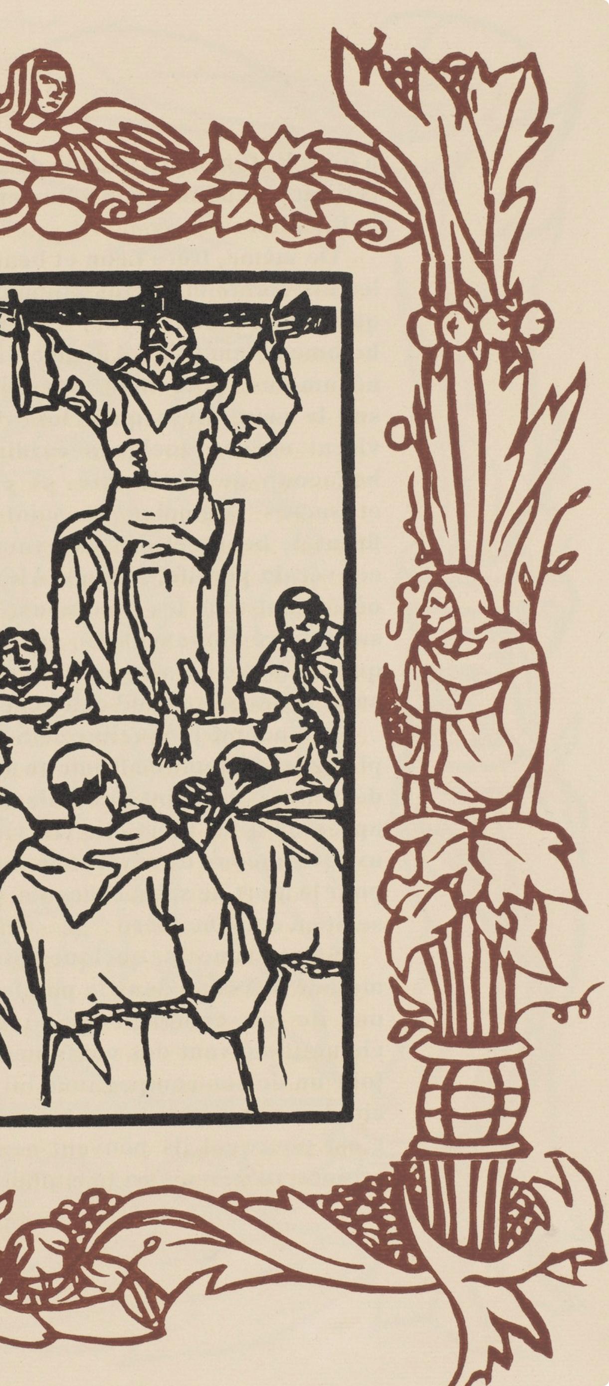 Composition (Morane, N° 100), Les Petites Fleurs de St. Françoise, Émile Bernard For Sale 1