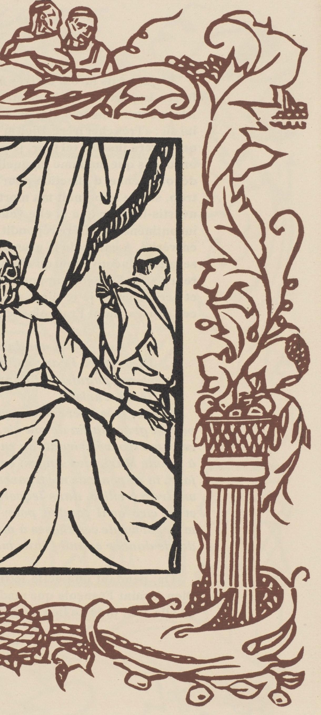 Composition (Morane, N° 100), Les Petites Fleurs de St. Françoise, Émile Bernard For Sale 1