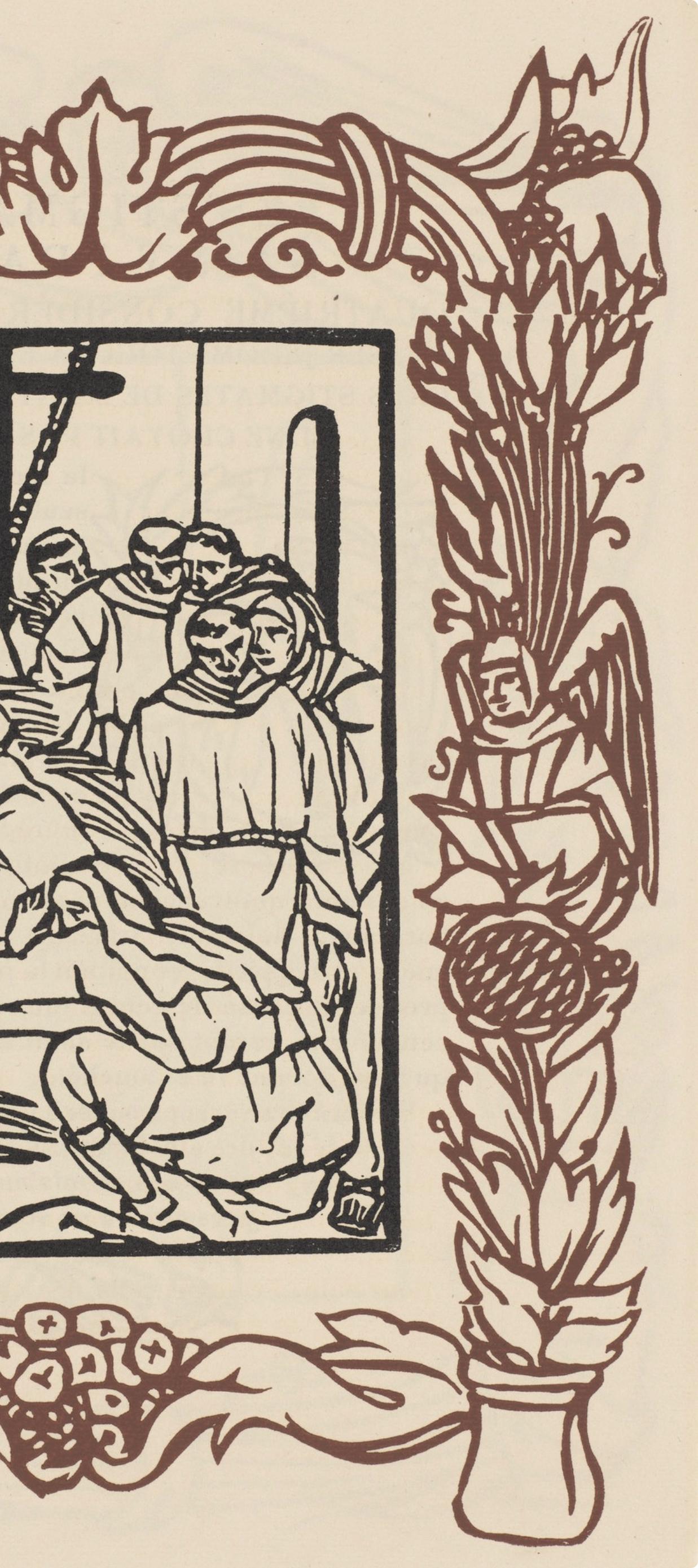 Composition (Morane, N° 100), Les Petites Fleurs de St. Françoise, Émile Bernard For Sale 1