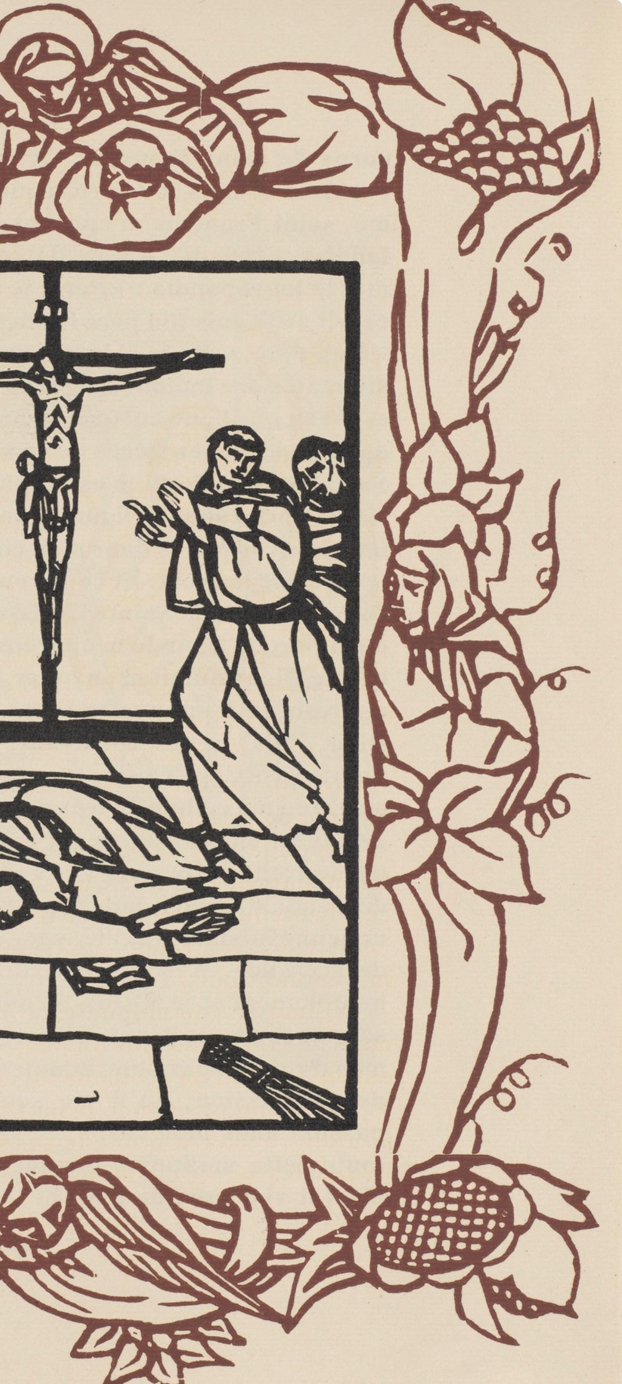 Composition (Morane, N° 100), Les Petites Fleurs de St. Françoise, Émile Bernard For Sale 1
