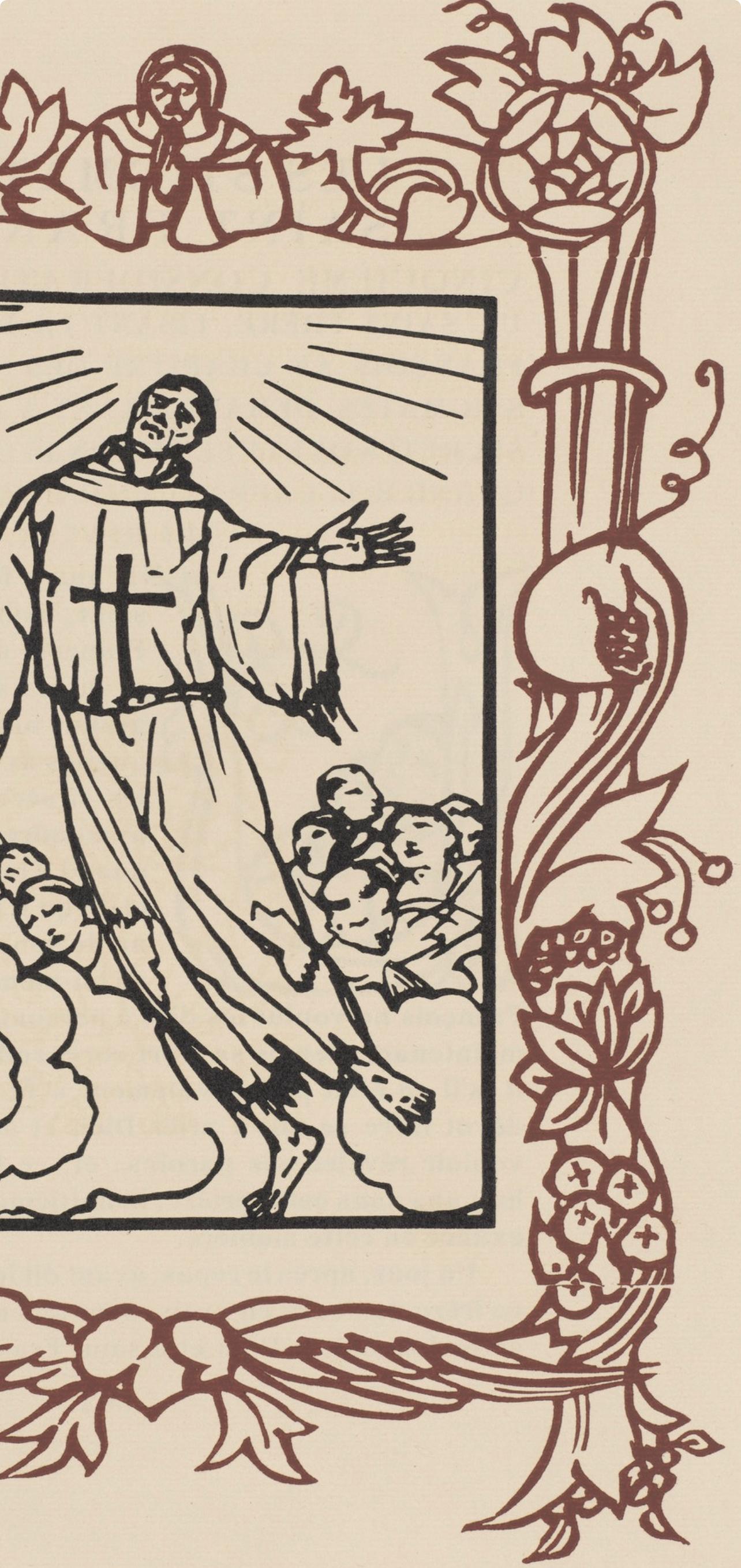 Composition (Morane, N° 100), Les Petites Fleurs de St. Françoise, Émile Bernard For Sale 1