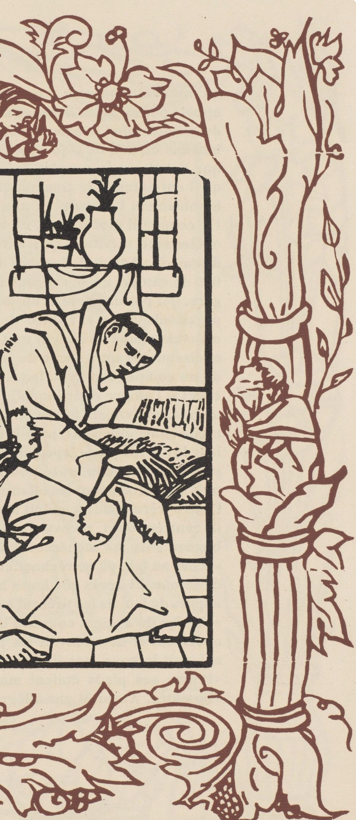Composición (Morane, N° 100), Les Petites Fleurs de St. Françoise, Émile Bernard en venta 1