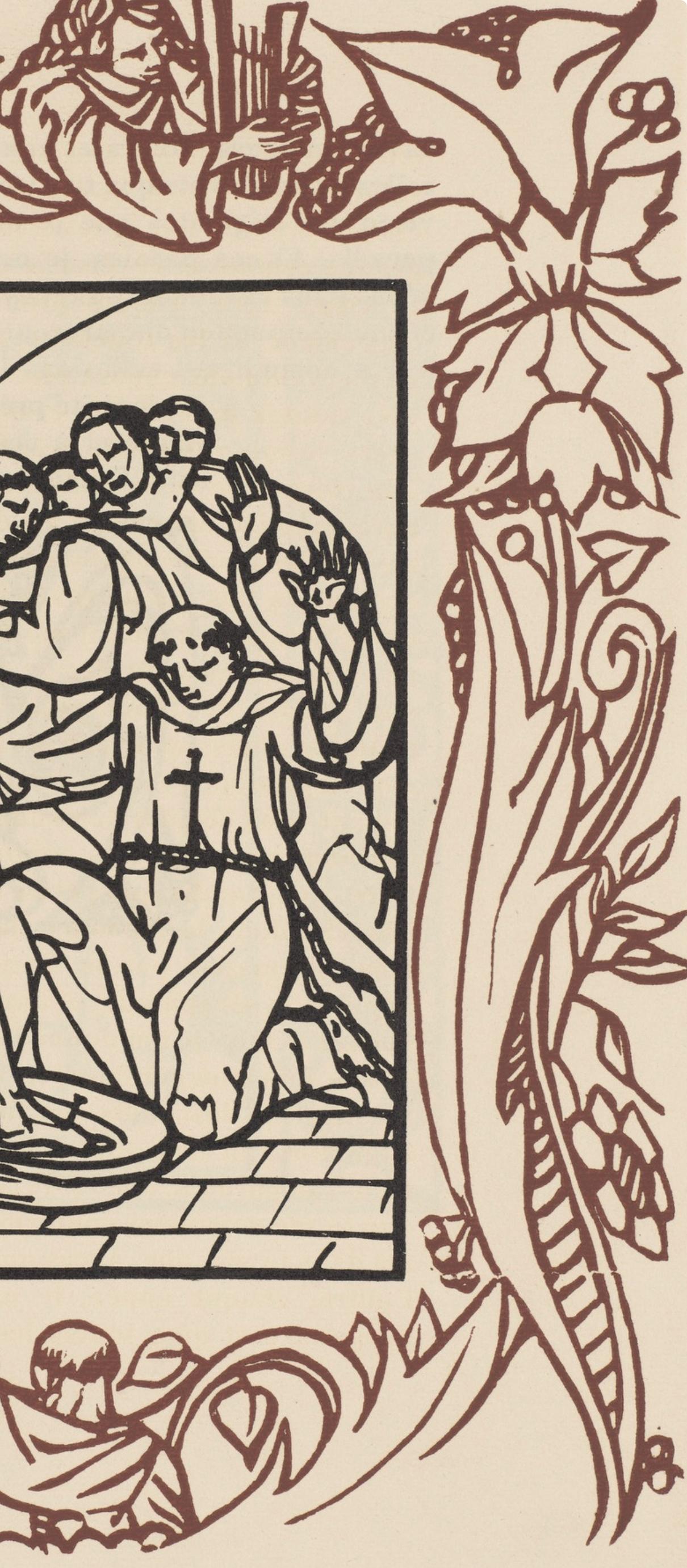 Composition (Morane, N° 100), Les Petites Fleurs de St. Françoise, Émile Bernard For Sale 1