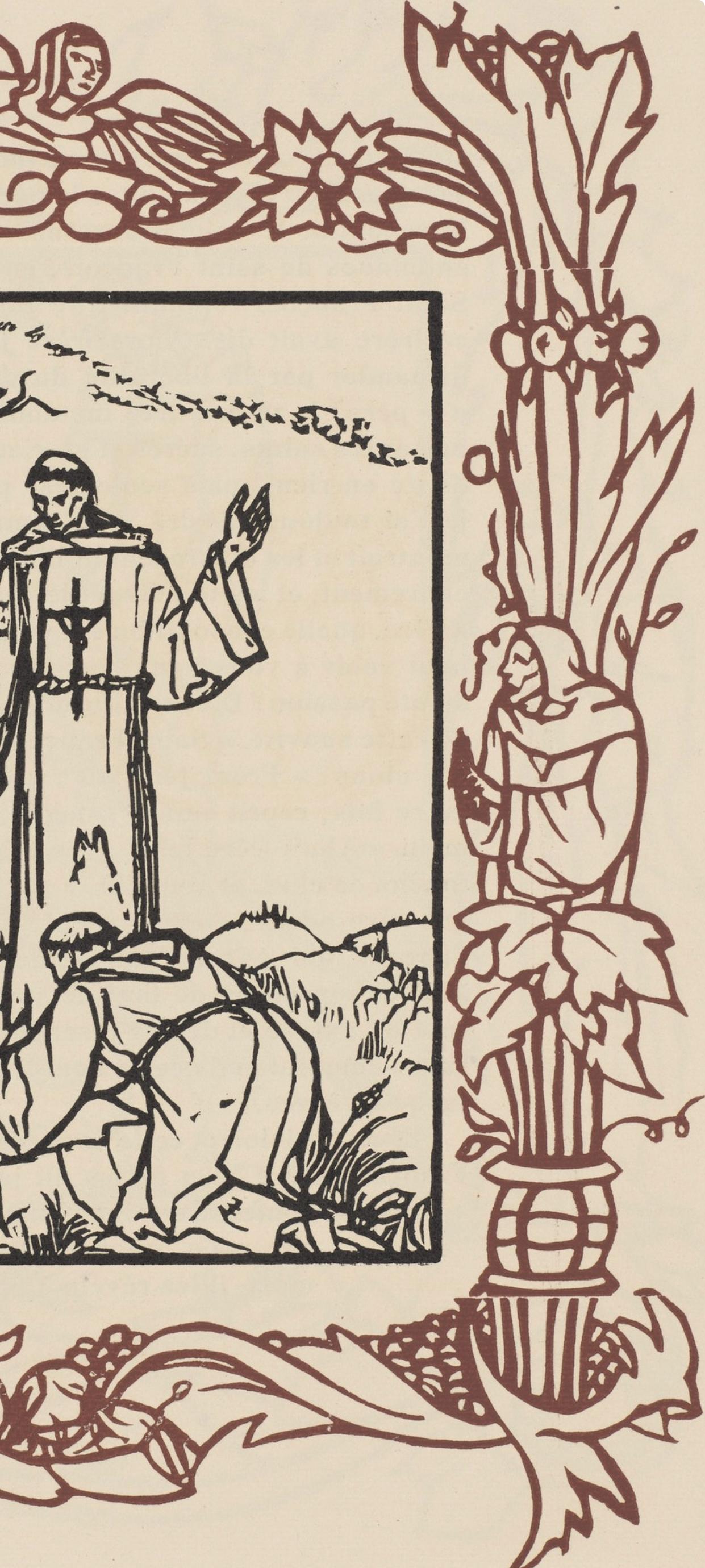 Composition (Morane, N° 100), Les Petites Fleurs de St. Françoise, Émile Bernard For Sale 1