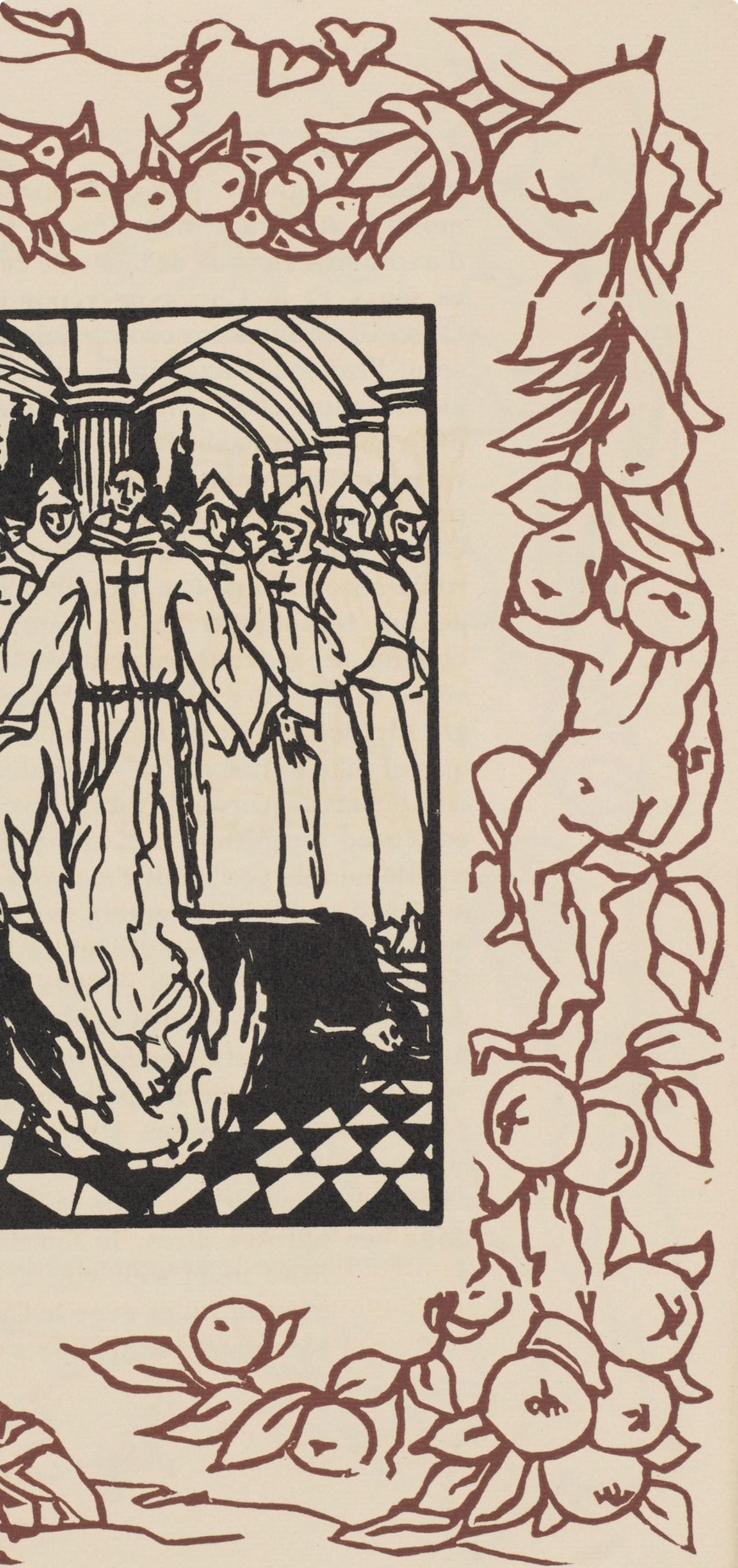 Composition (Morane, N° 100), Les Petites Fleurs de St. Françoise, Émile Bernard For Sale 1