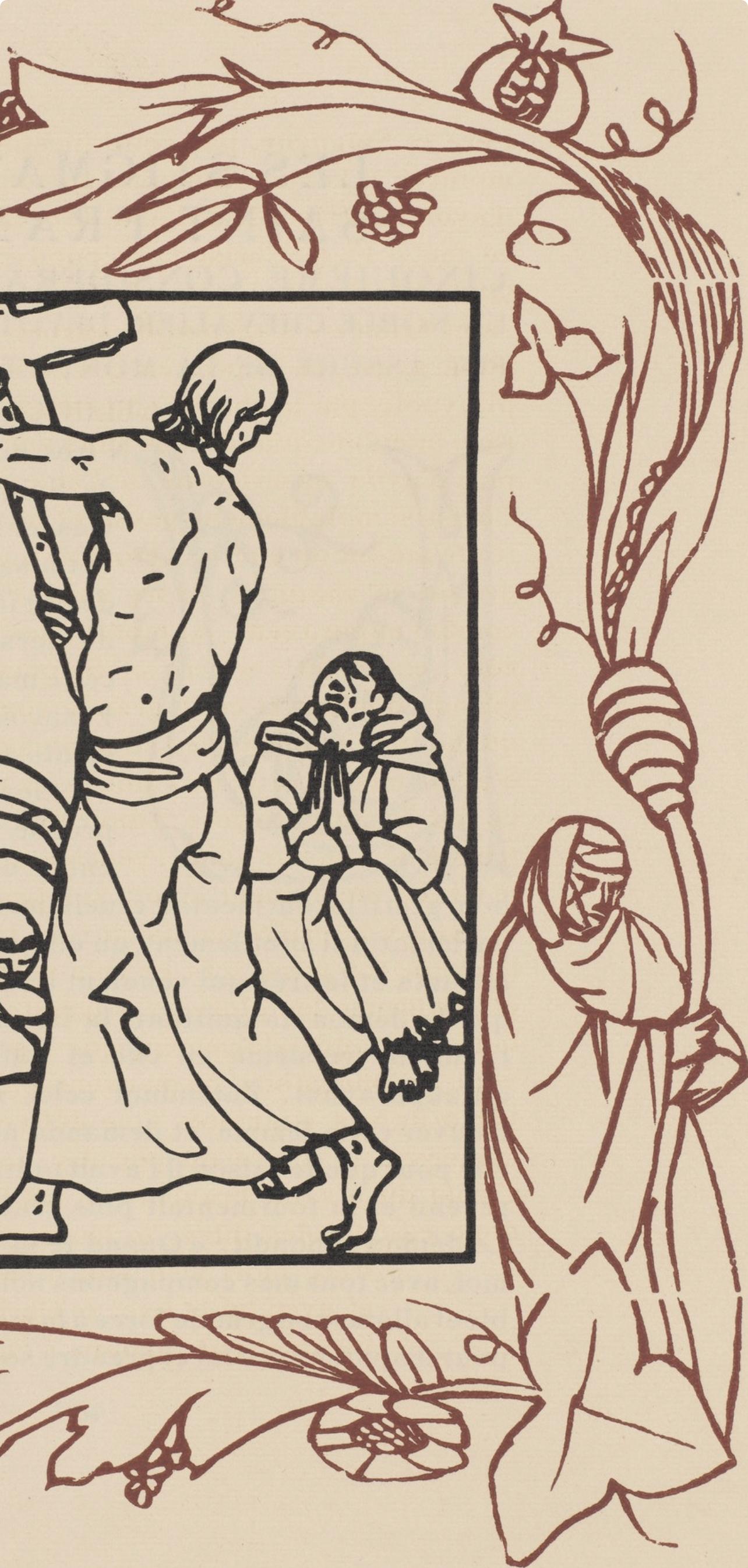 Komposition (Morane, N° 100), Les Petites Fleurs de St. Françoise, Émile Bernard im Angebot 1