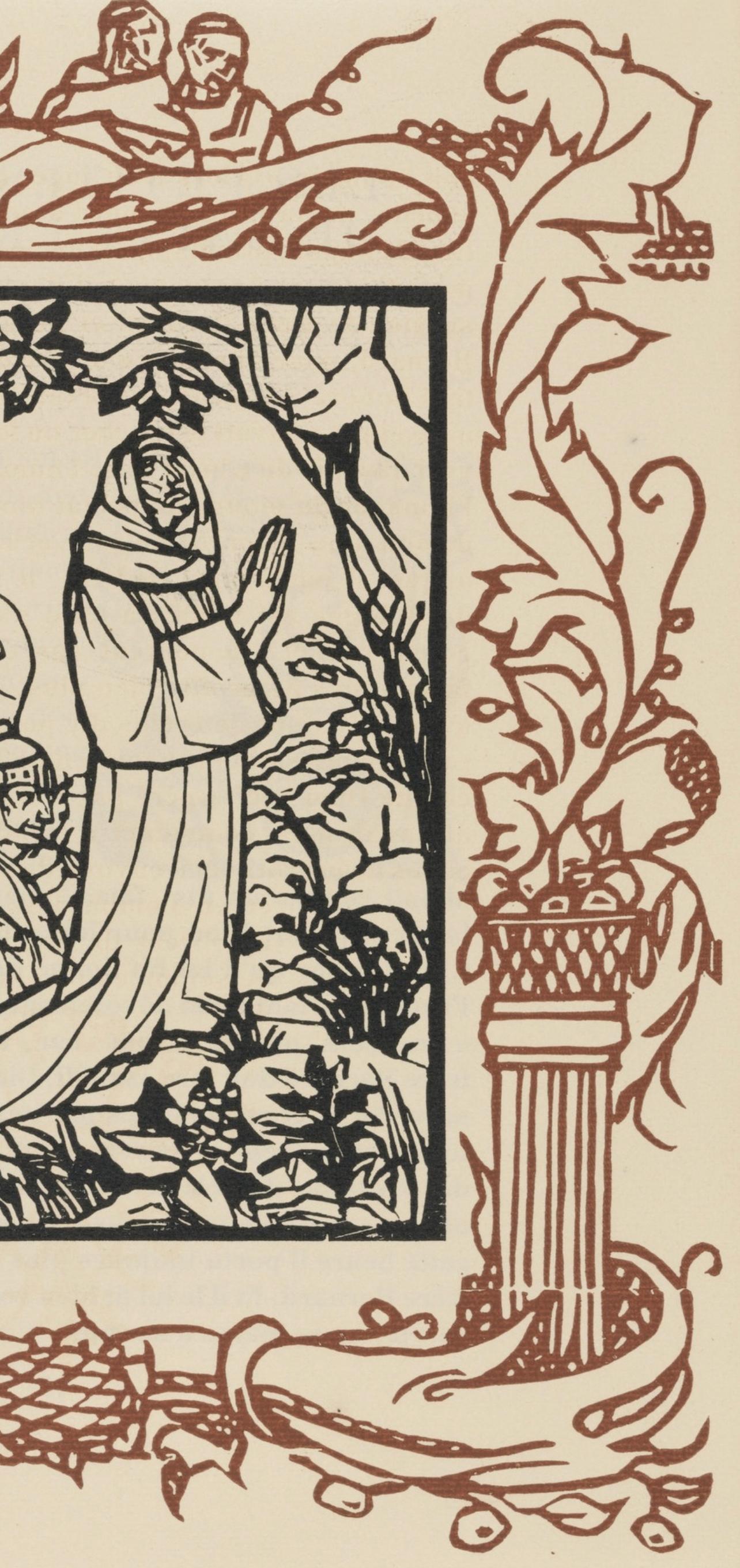Composition (Morane, N° 100), Les Petites Fleurs de St. Françoise, Émile Bernard For Sale 1