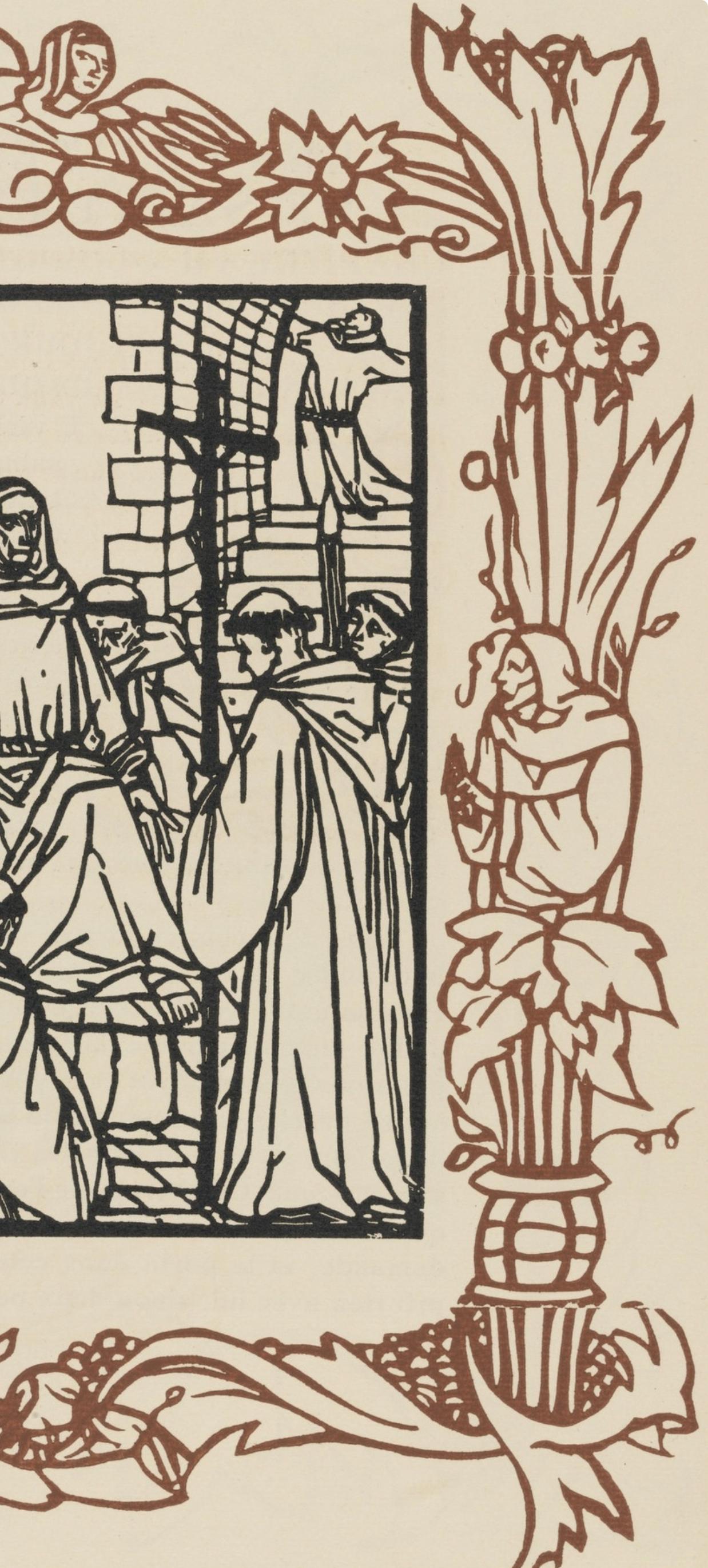 Composizione (Morane, N° 100), Les Petites Fleurs de St. Françoise, Émile Bernard in vendita 1