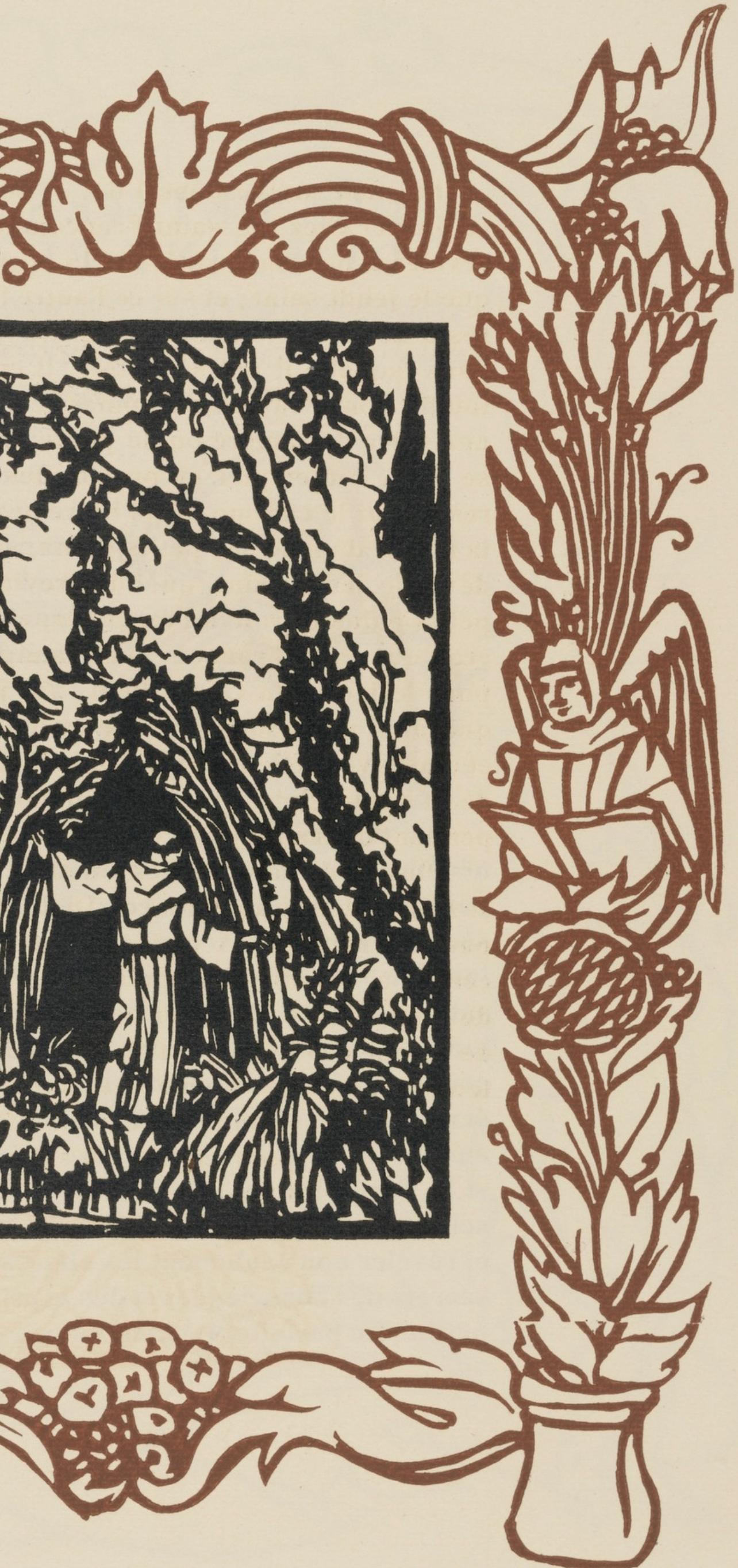 Composition (Morane, N° 100), Les Petites Fleurs de St. Françoise, Émile Bernard For Sale 1