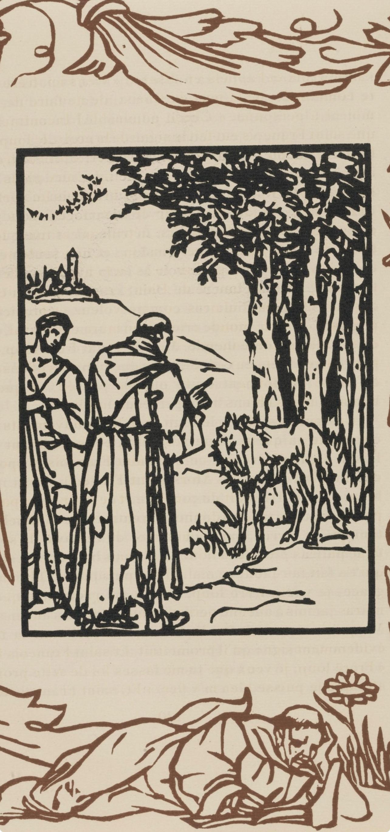 Composition (Morane, N° 100), Les Petites Fleurs de St. Françoise, Émile Bernard For Sale 2