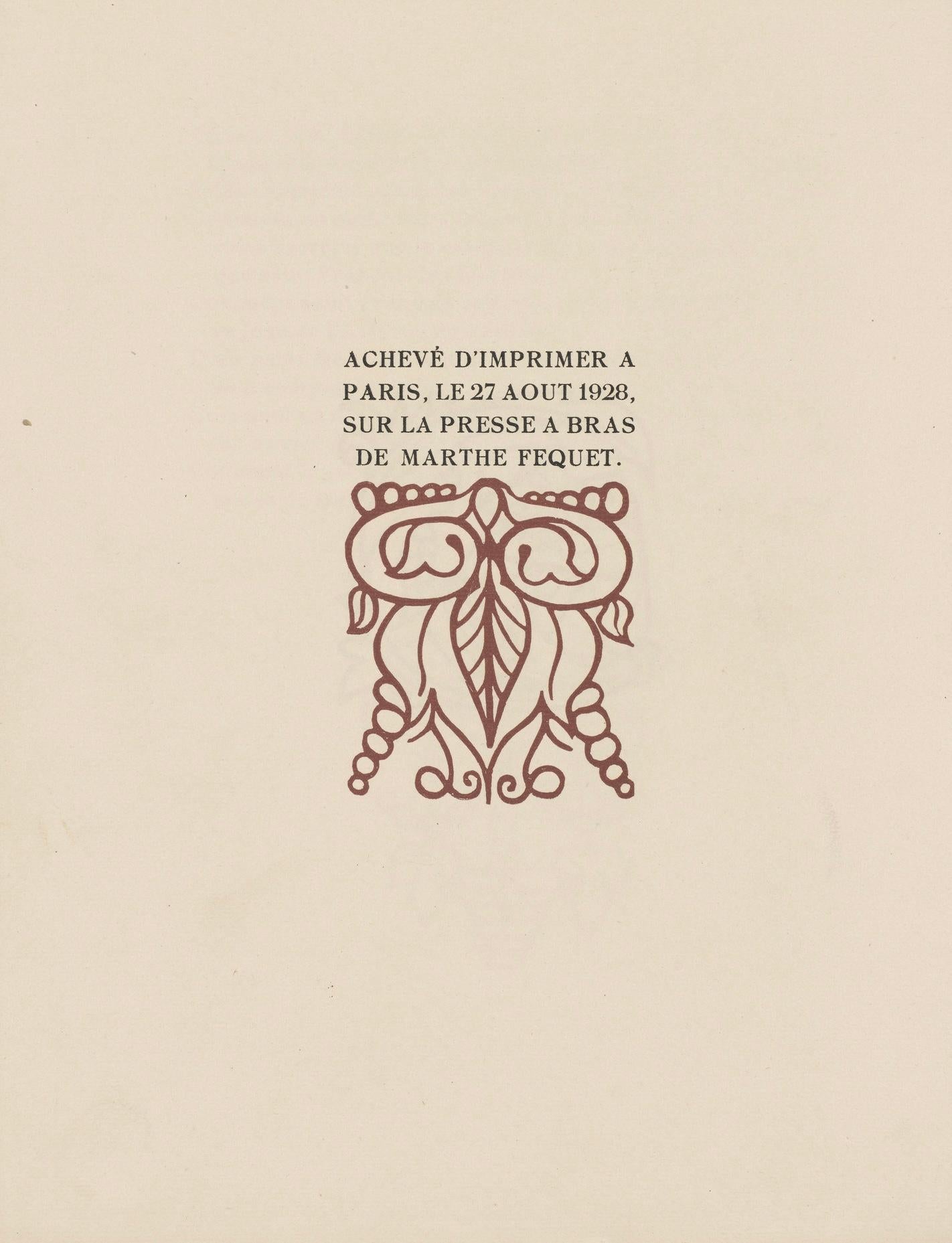 Composizione (Morane, N° 100), Les Petites Fleurs de St. Françoise, Émile Bernard in vendita 3