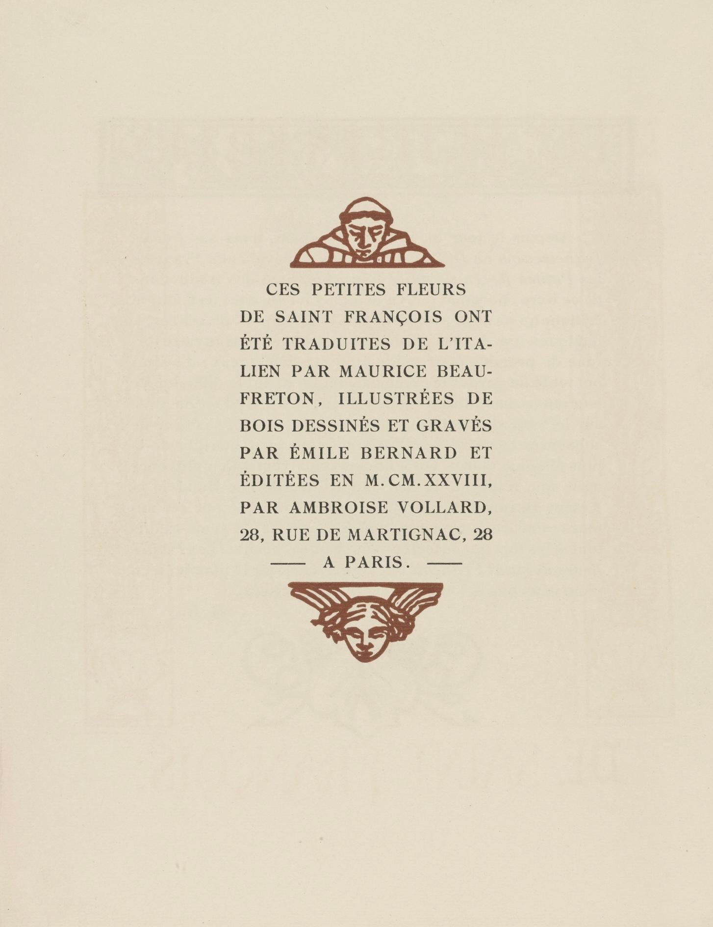 Composition (Morane, N° 100), Les Petites Fleurs de St. Françoise, Émile Bernard For Sale 3