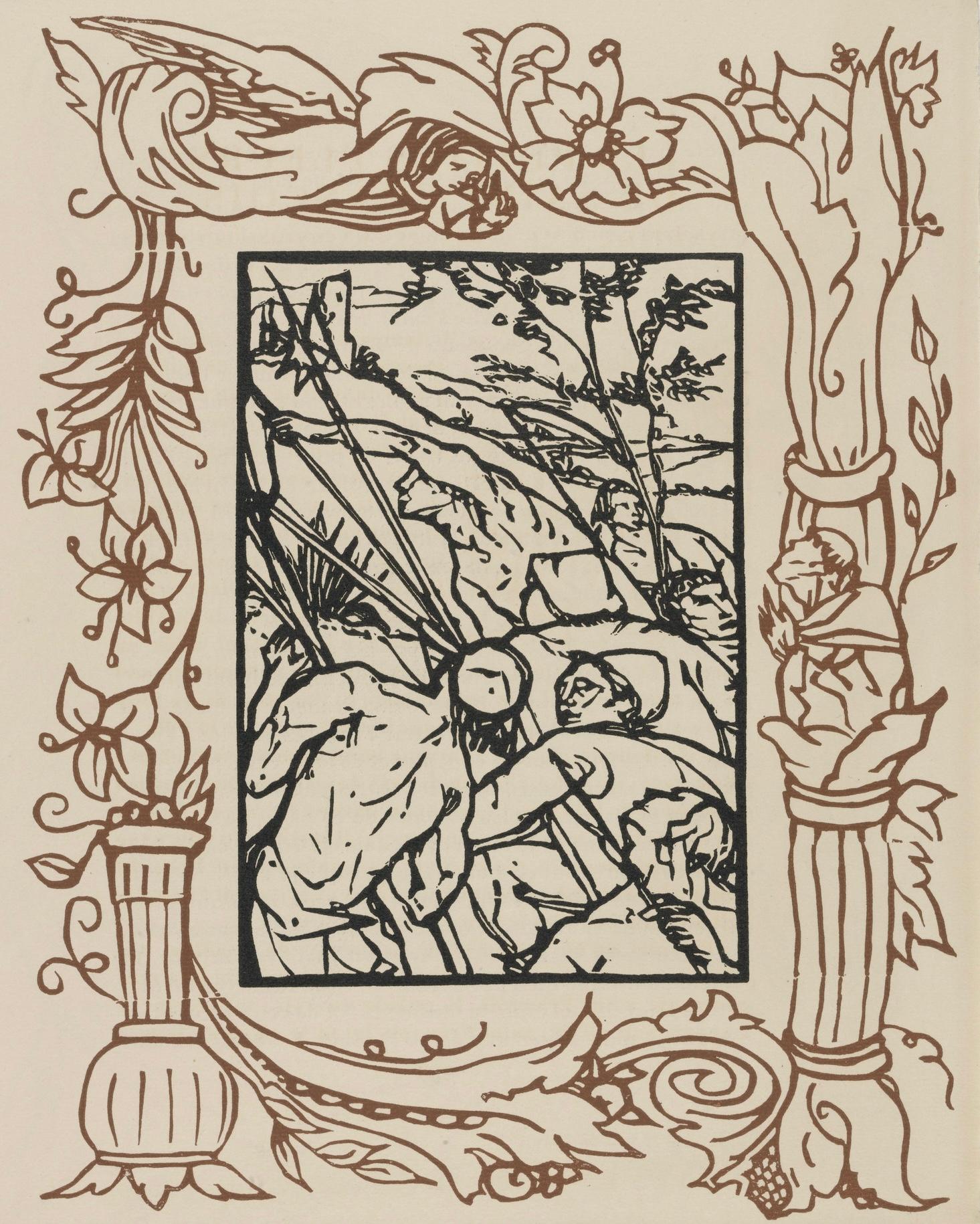 Composición (Morane, N° 100), Les Petites Fleurs de St. Françoise, Émile Bernard