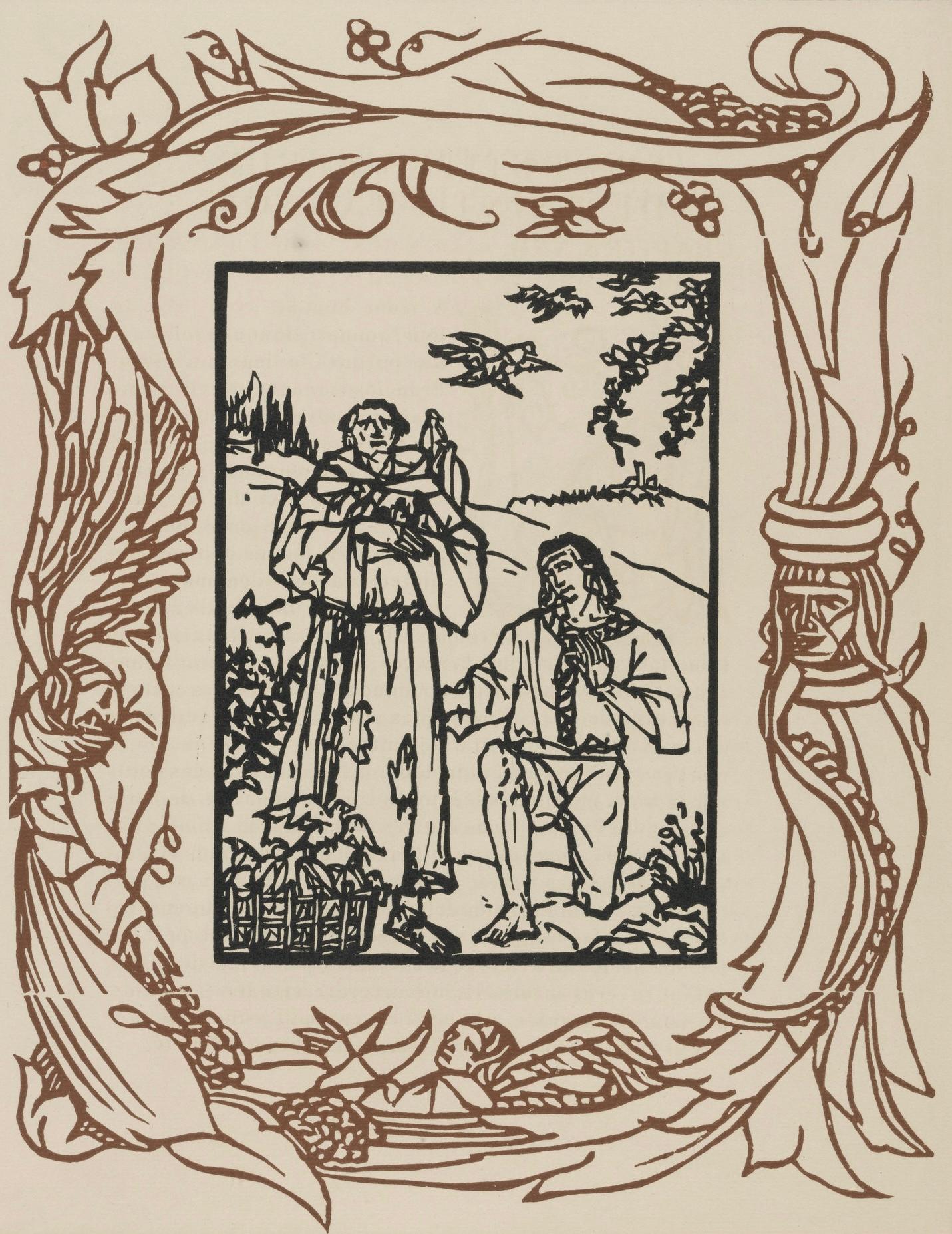 Composition (Morane, N° 100), Les Petites Fleurs de St. Françoise, Émile Bernard