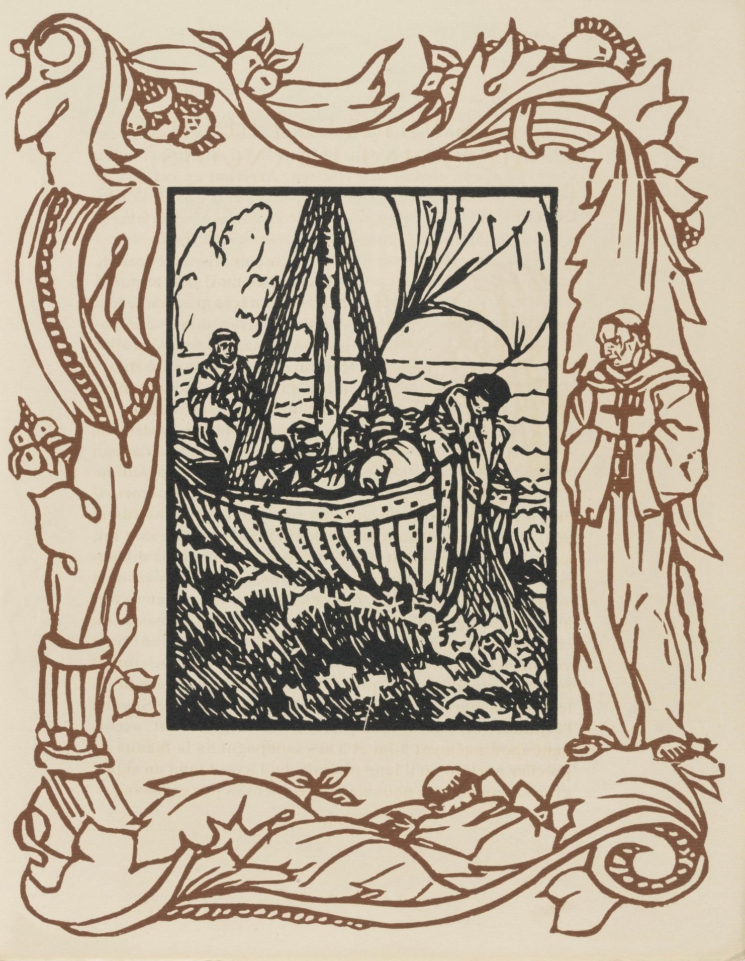 Composición (Morane, N° 100), Les Petites Fleurs de St. Françoise, Émile Bernard