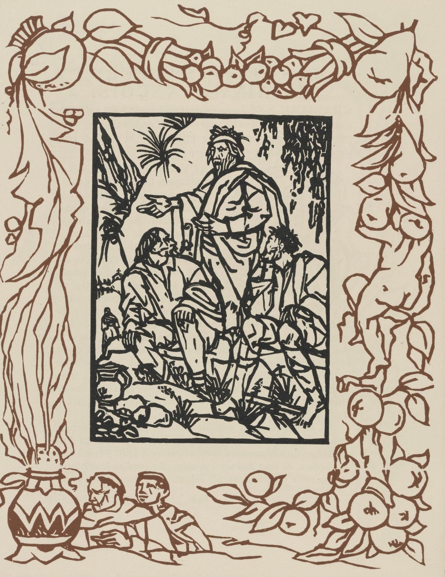 Composition (Morane, N° 100), Les Petites Fleurs de St. Françoise, Émile Bernard