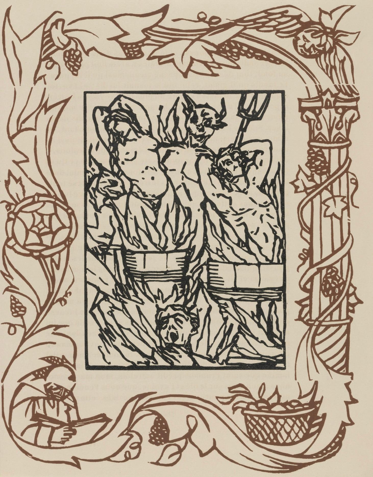 Composizione (Morane, N° 100), Les Petites Fleurs de St. Françoise, Émile Bernard