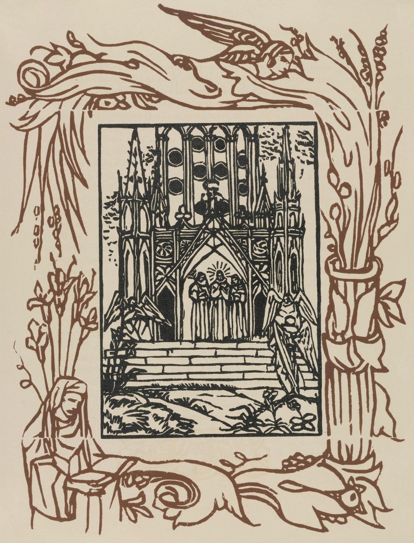 Composición (Morane, N° 100), Les Petites Fleurs de St. Françoise, Émile Bernard