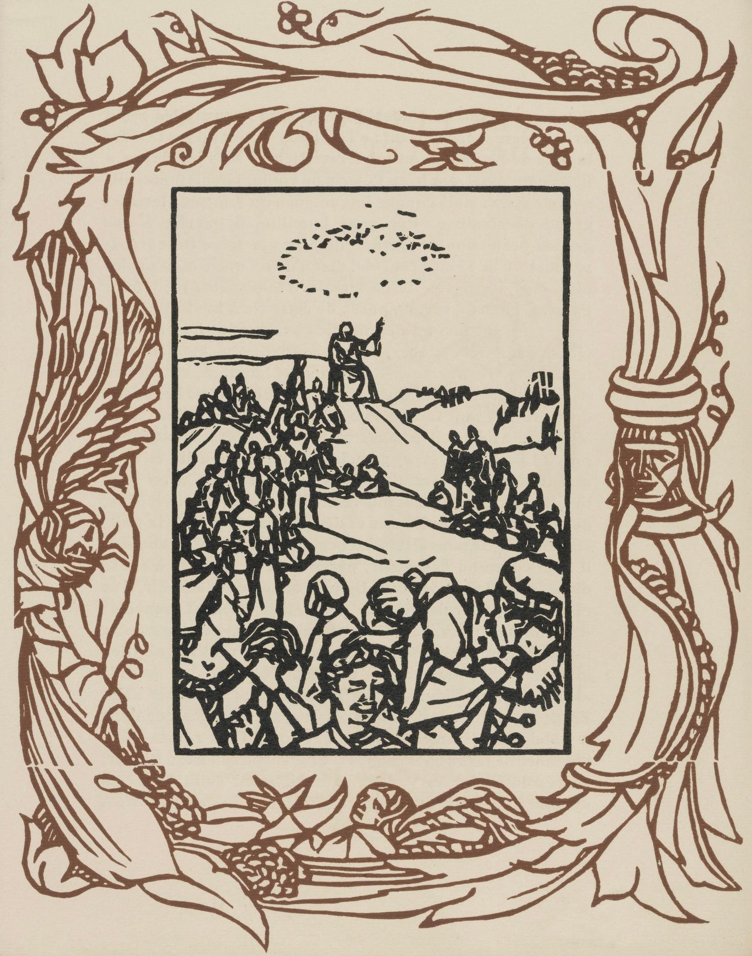 Composición (Morane, N° 100), Les Petites Fleurs de St. Françoise, Émile Bernard