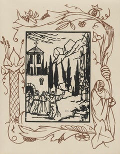 Composición (Morane, N° 100), Les Petites Fleurs de St. Françoise, Émile Bernard
