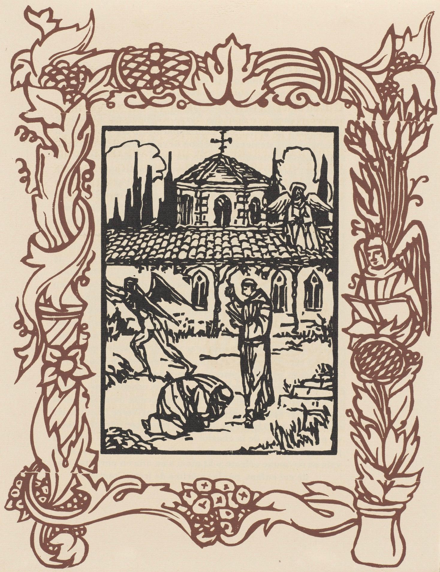 Landscape Print de Emile Bernard - Composición (Morane, N° 100), Les Petites Fleurs de St. Françoise, Émile Bernard