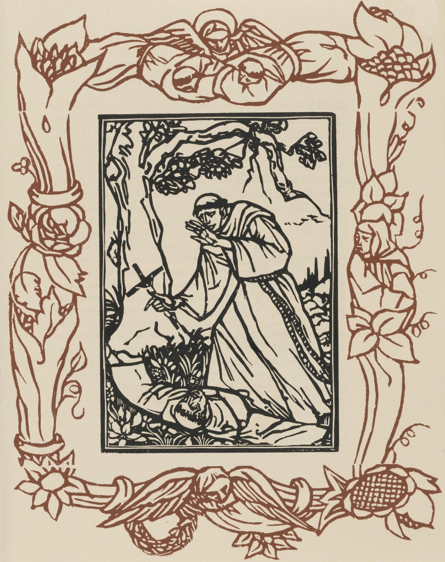Composition (Morane, N° 100), Les Petites Fleurs de St. Françoise, Émile Bernard