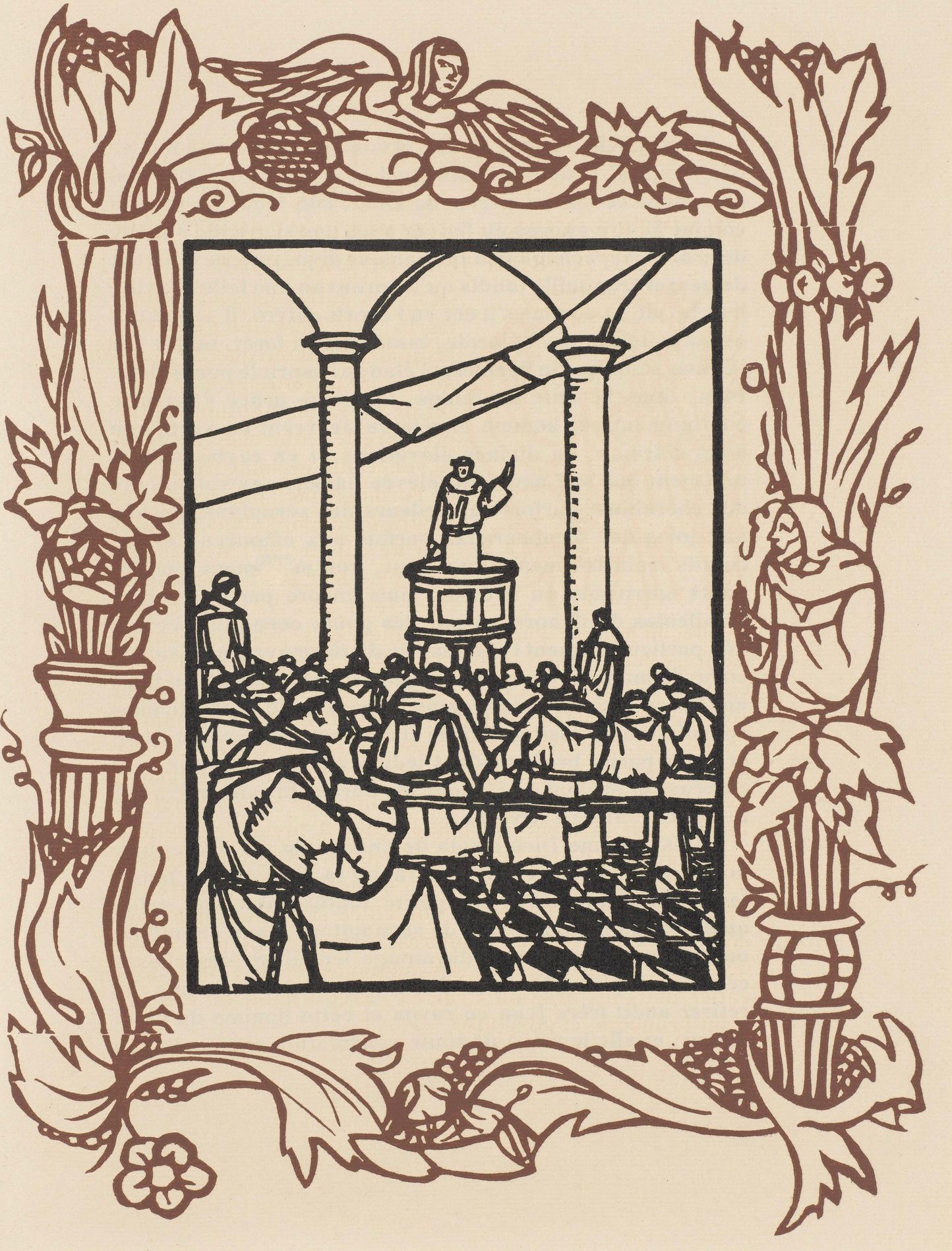 Komposition (Morane, N° 100), Les Petites Fleurs de St. Françoise, Émile Bernard