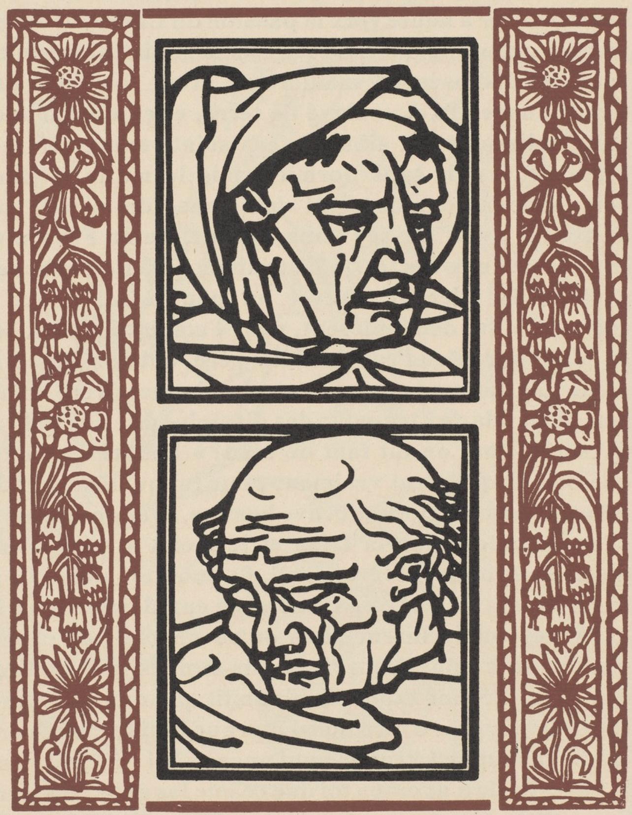 Komposition (Morane, N° 100), Les Petites Fleurs de St. Françoise, Émile Bernard