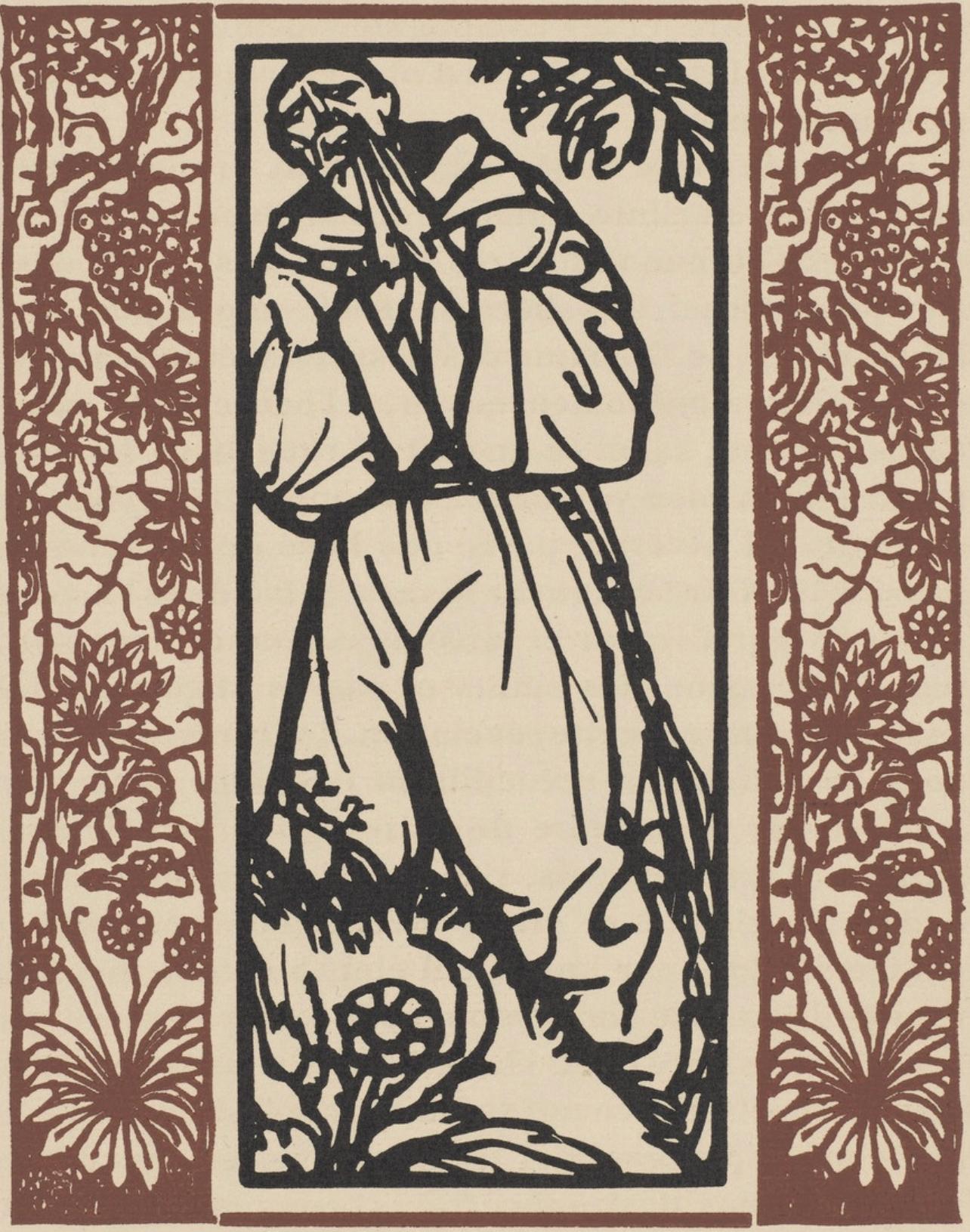 Komposition (Morane, N° 100), Les Petites Fleurs de St. Françoise, Émile Bernard